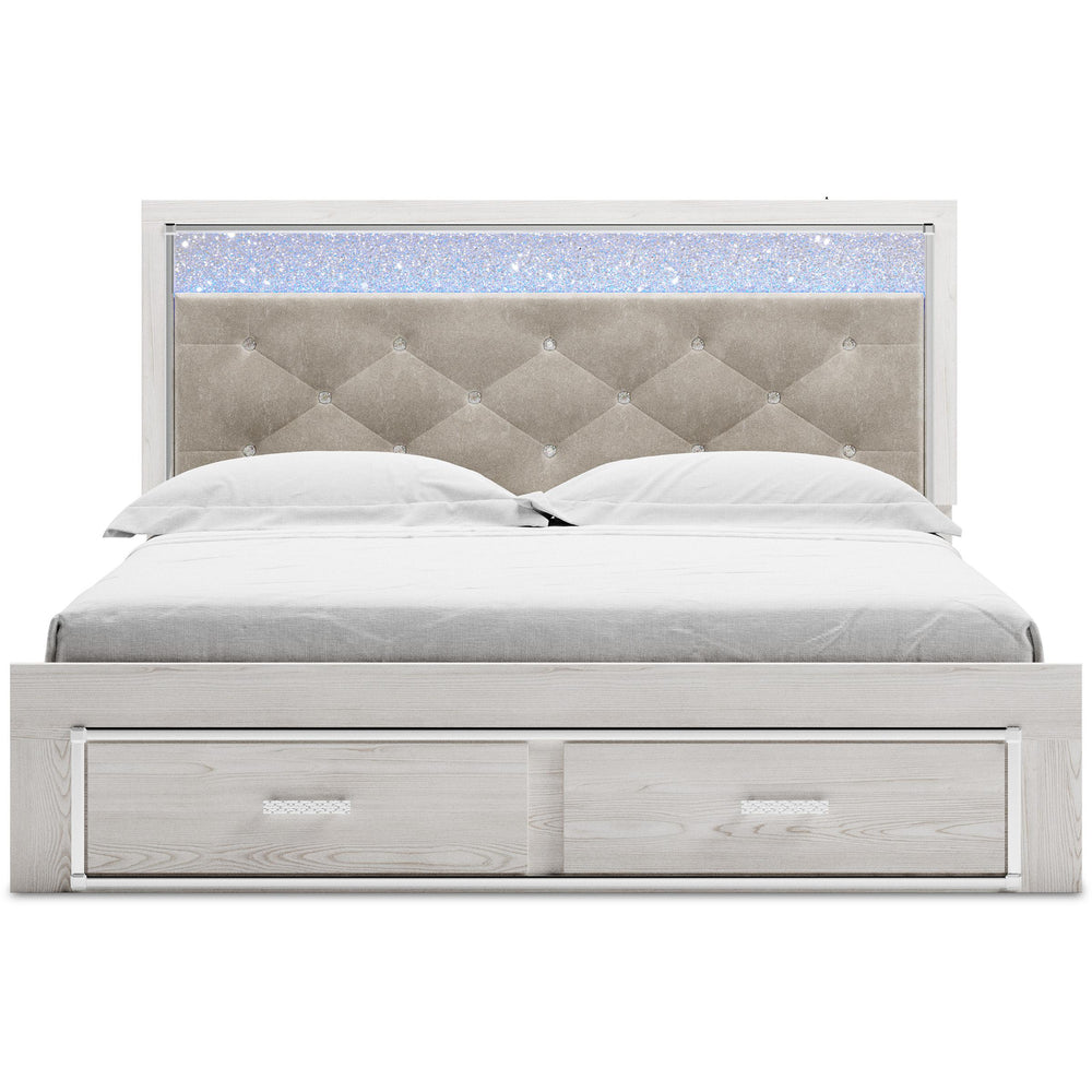  Signature Design by Ashley Altyra B2640B29 King Upholstered Storage Bed IMAGE 2