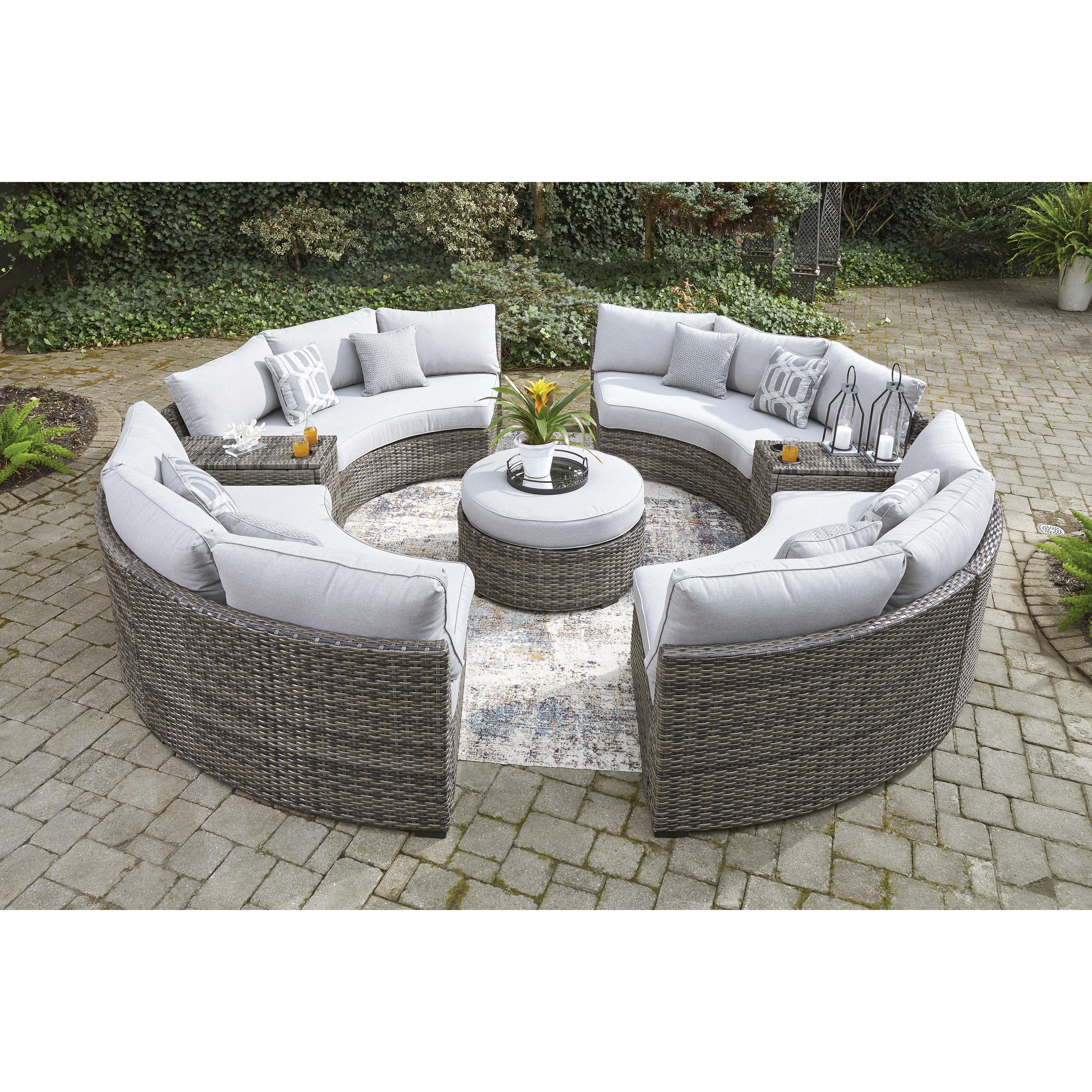  Signature Design by Ashley Harbor Court P459-814 Ottoman with Cushion IMAGE 4