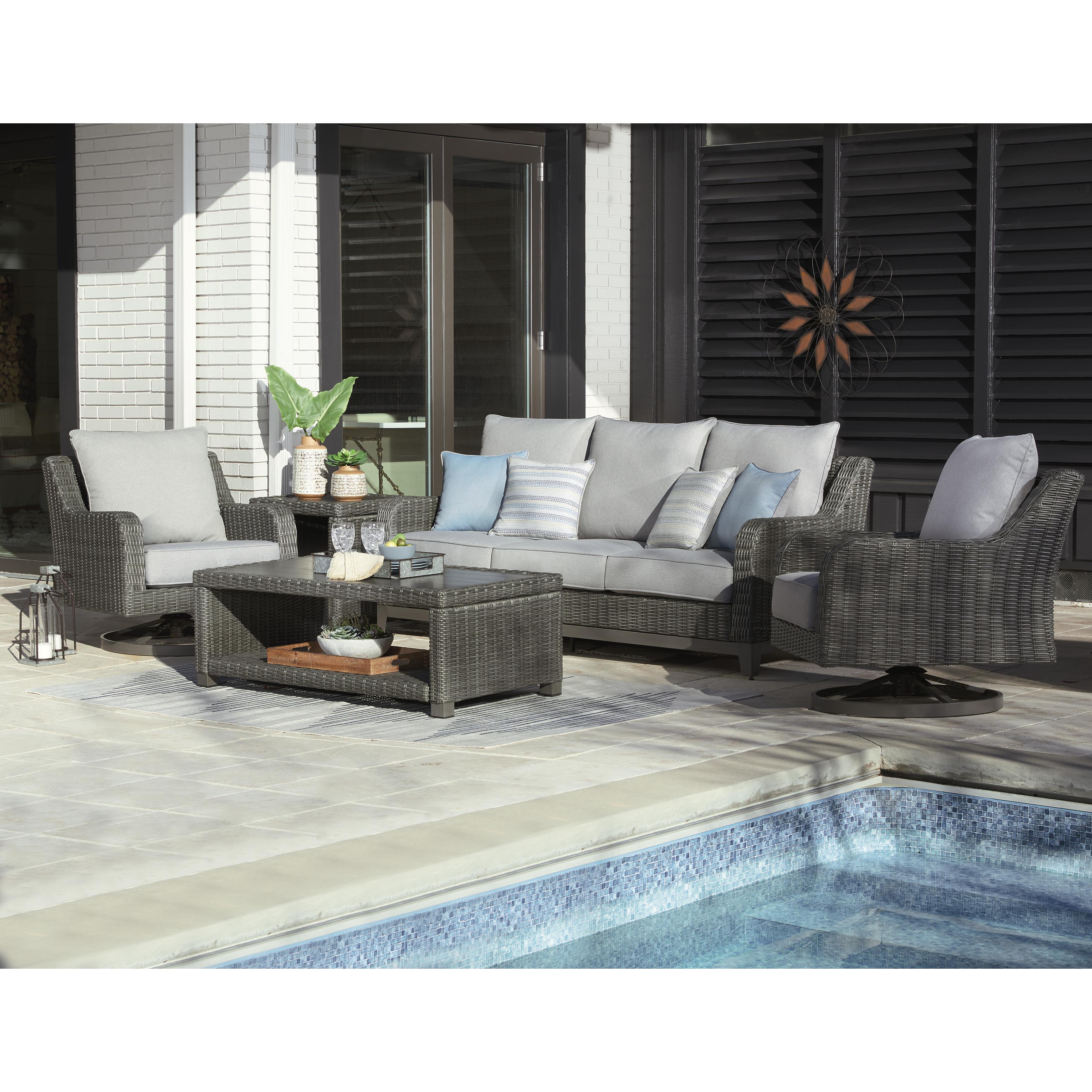  Signature Design by Ashley Elite Park P518-702 Square End Table IMAGE 7