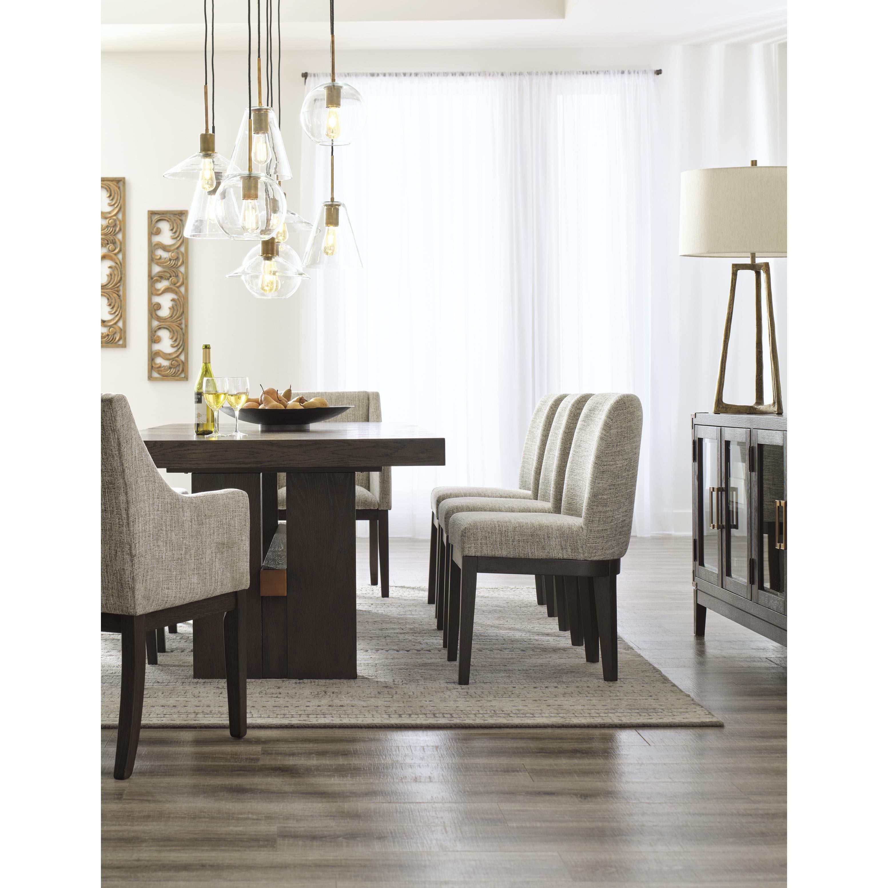  Signature Design by Ashley Burkhaus D984-01A Dining Upholstered Arm Chair IMAGE 15