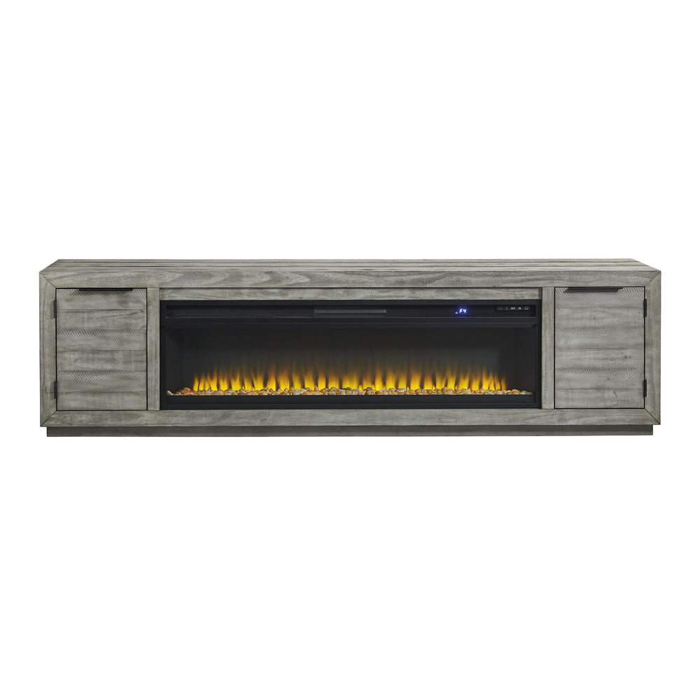  Signature Design by Ashley Naydell W996W1 92" TV Stand with Electric Fireplace IMAGE 3