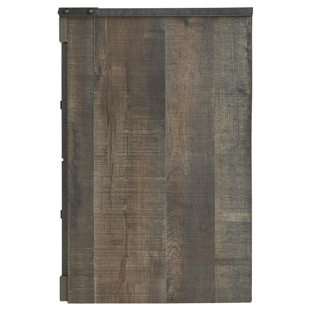  Signature Design by Ashley Trinell EW0446-268 Large TV Stand with Fireplace Option IMAGE 4