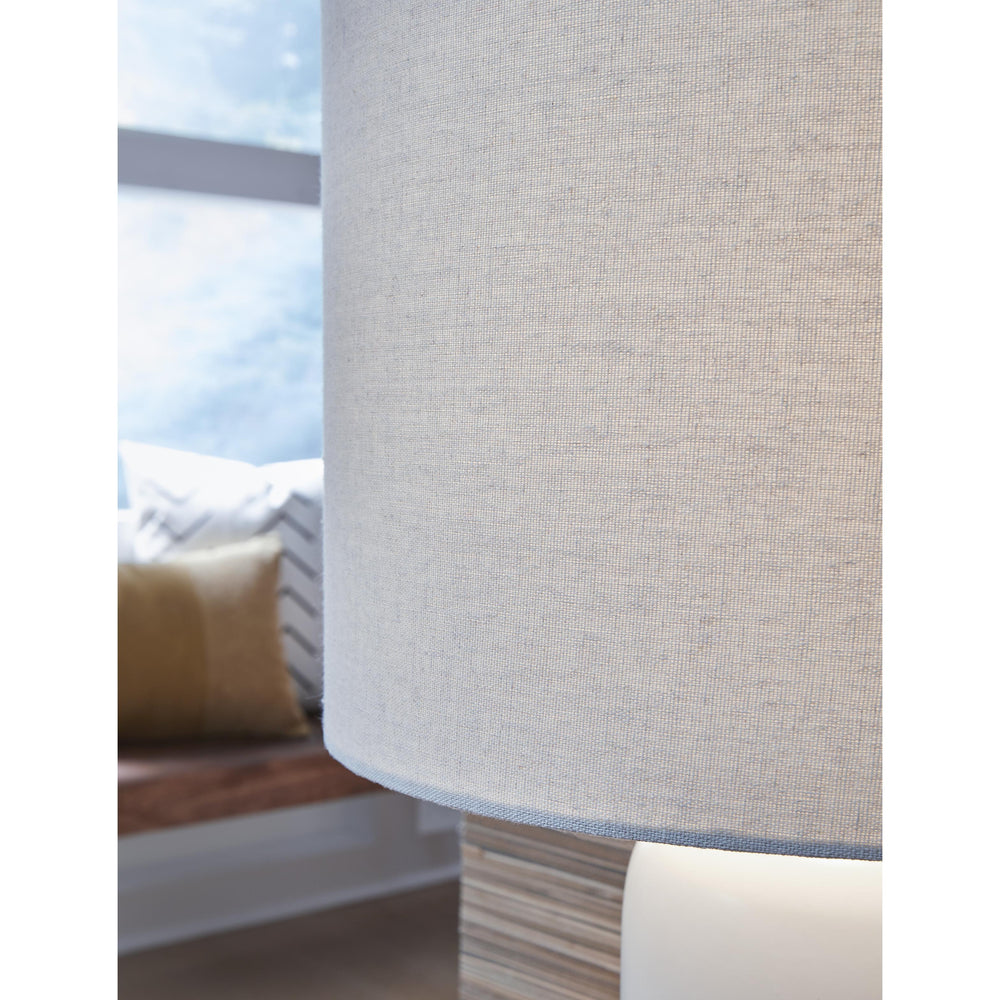  Signature Design by Ashley Lemrich L123874 Ceramic Table Lamp IMAGE 4