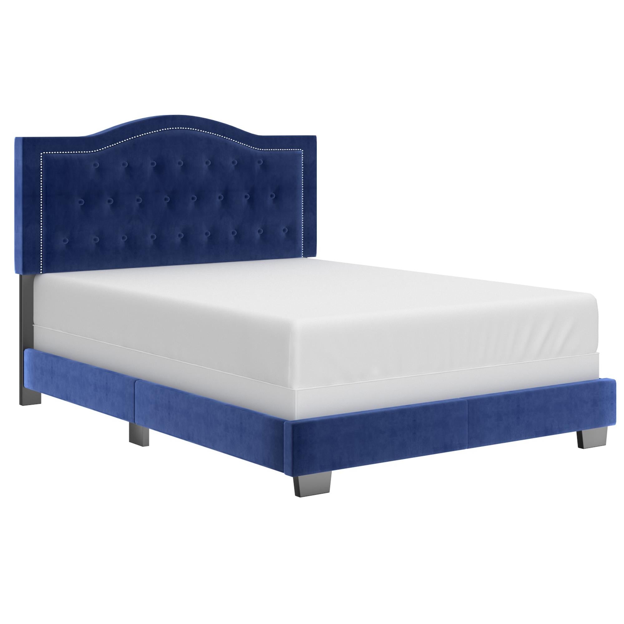  Worldwide Home Furnishings Pixie 101-296Q-NAV 60" Queen Bed - Blue IMAGE 1