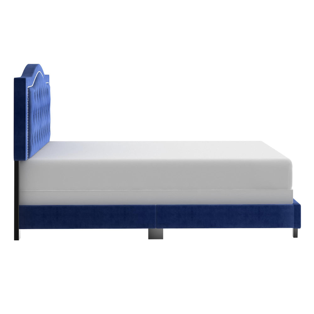  Worldwide Home Furnishings Pixie 101-296Q-NAV 60" Queen Bed - Blue IMAGE 4