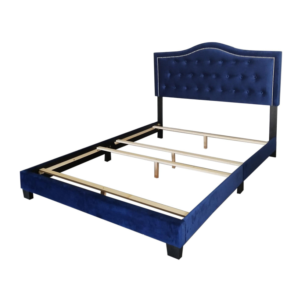  Worldwide Home Furnishings Pixie 101-296Q-NAV 60" Queen Bed - Blue IMAGE 6