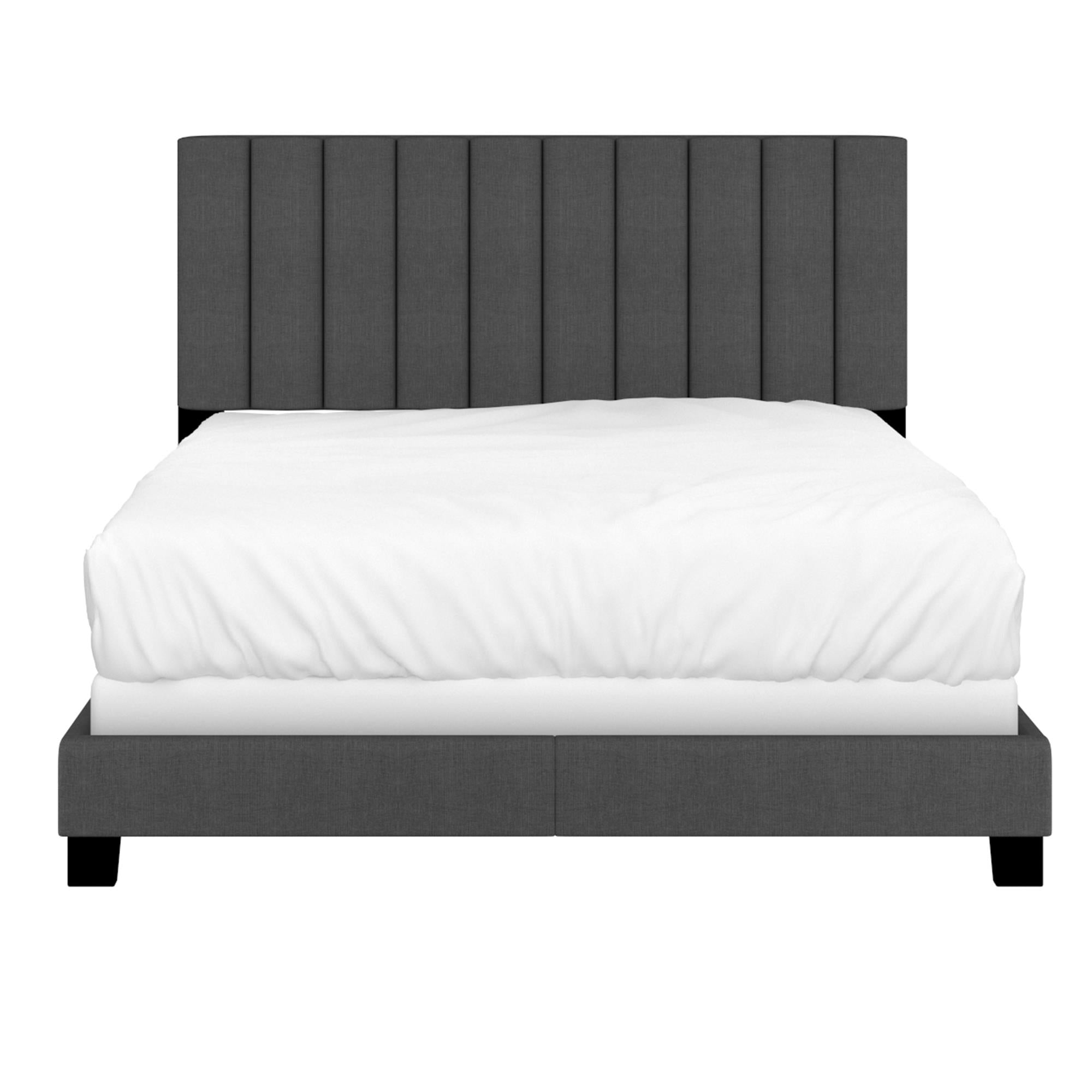  Worldwide Home Furnishings Jedd 101-297Q-CHL 60" Queen Bed - Charcoal IMAGE 3