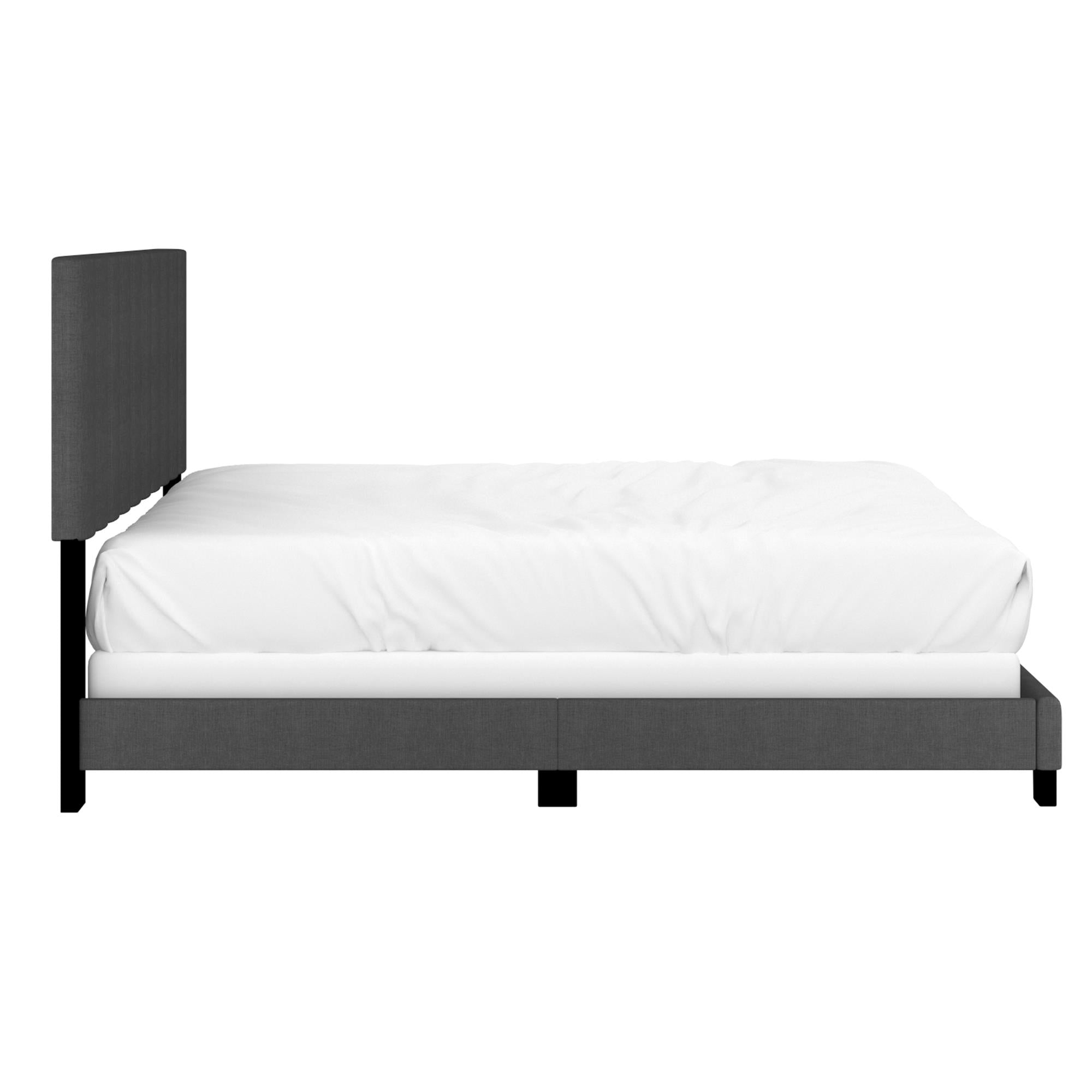  Worldwide Home Furnishings Jedd 101-297Q-CHL 60" Queen Bed - Charcoal IMAGE 4