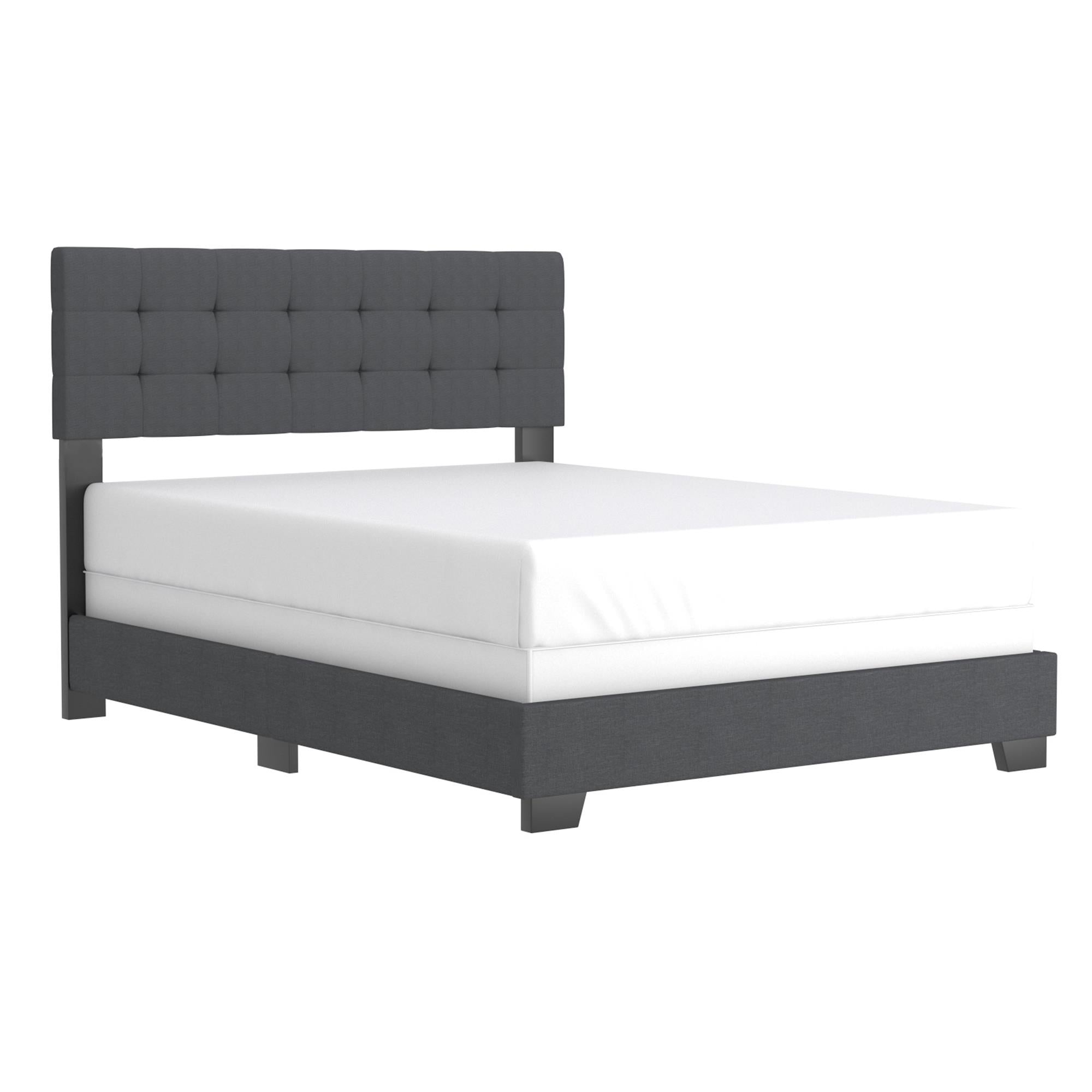  Worldwide Home Furnishings Exton 101-298Q-CHL 60" Queen Bed - Charcoal IMAGE 1