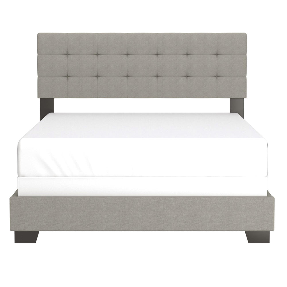  Worldwide Home Furnishings Exton 101-298Q-LGY 60" Queen Bed - Light Grey IMAGE 3