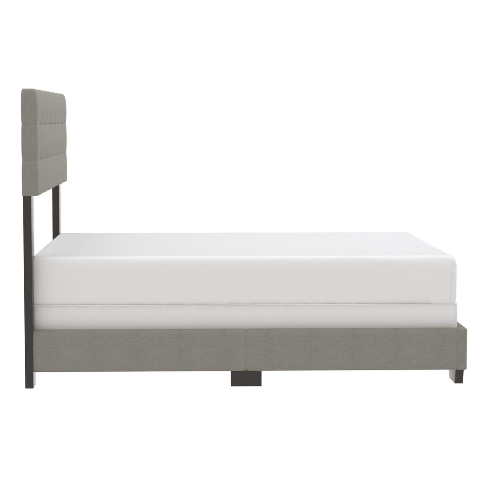  Worldwide Home Furnishings Exton 101-298Q-LGY 60" Queen Bed - Light Grey IMAGE 4