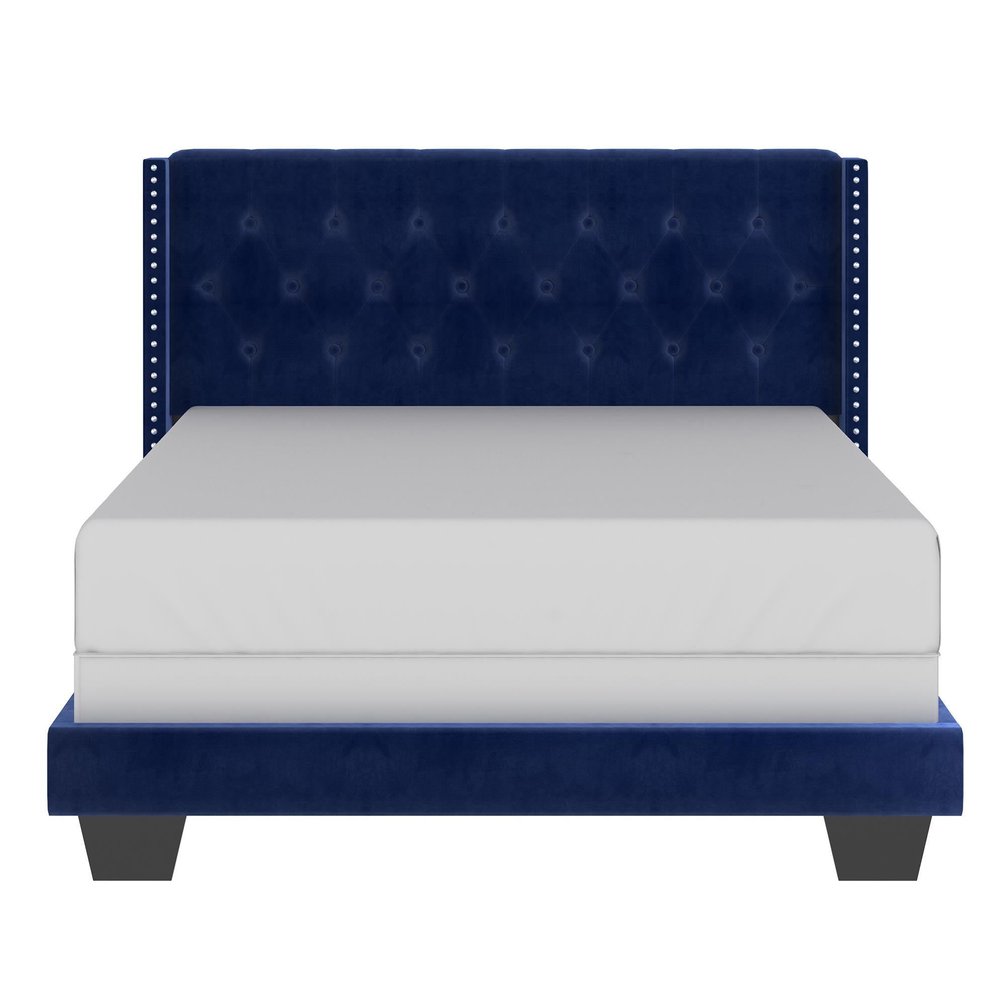  Worldwide Home Furnishings Gunner 101-299Q-NAV 60" Queen Bed - Blue IMAGE 3