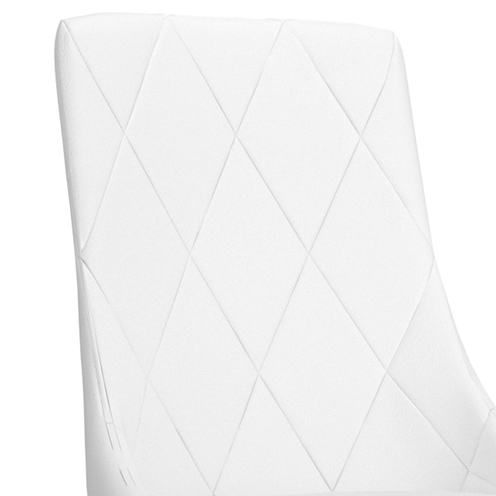  !nspire Antoine 202-573WT Dining Chair - White and Aged Gold IMAGE 6