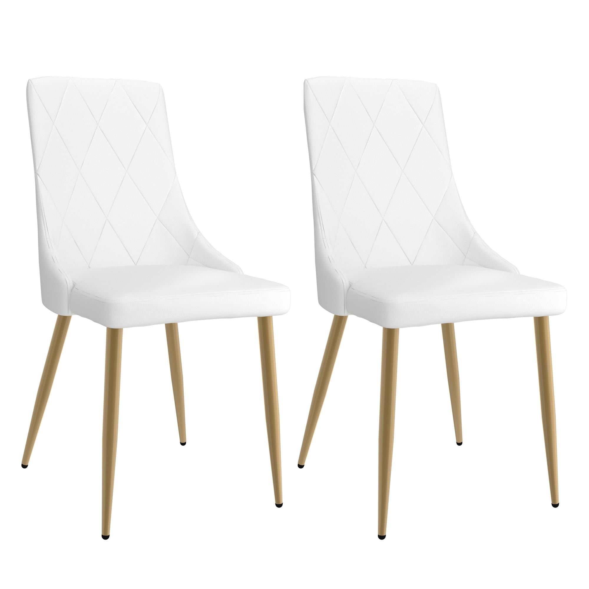  !nspire Antoine 202-573WT Dining Chair - White and Aged Gold IMAGE 7