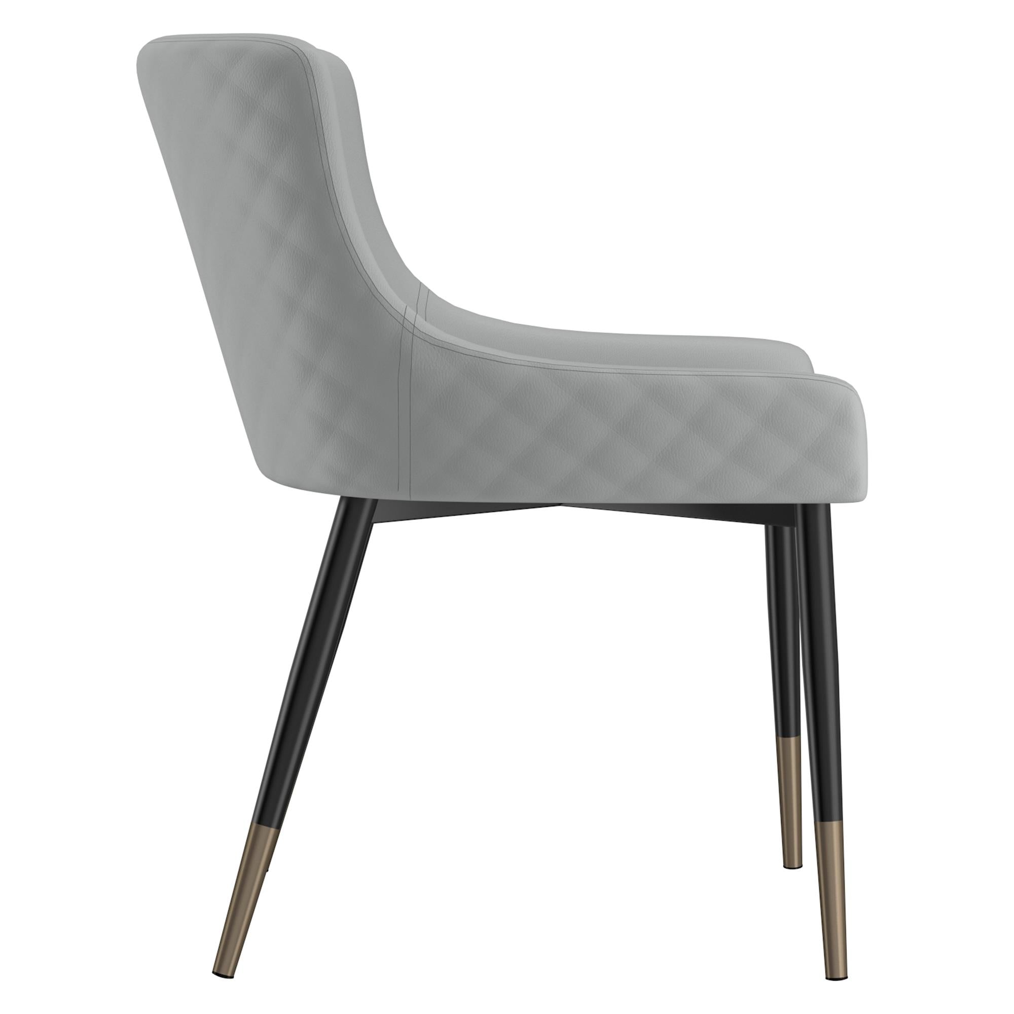  !nspire Xander 202-620LG Dining Chair - Light Grey and Black IMAGE 5