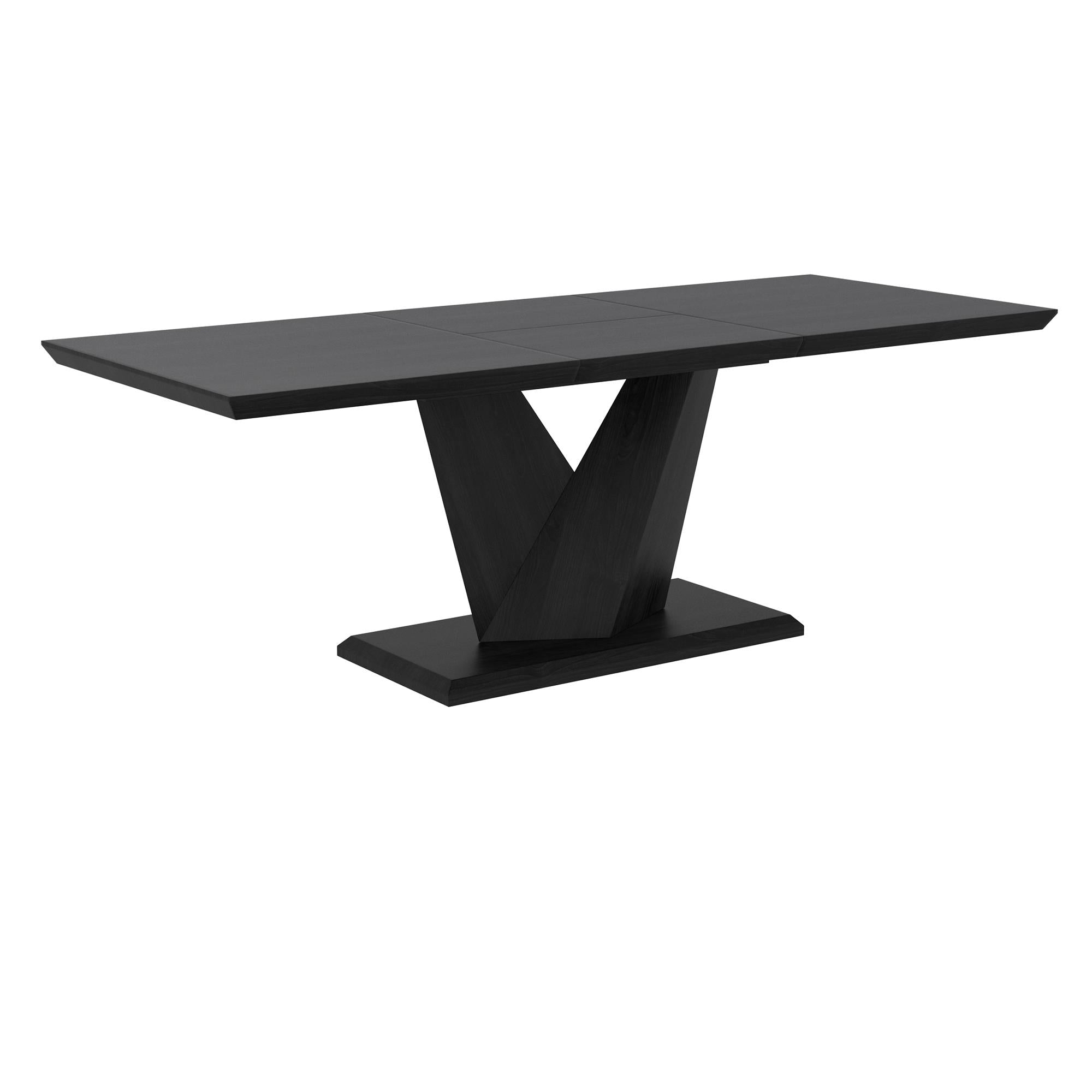  Worldwide Home Furnishings Eclipse/Antoine 7 pc Dinette 207-860BLK_573BK IMAGE 2