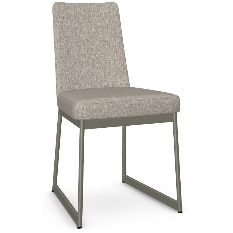  Amisco Zola 30342 Chair - Titanium/Shiitake IMAGE 1