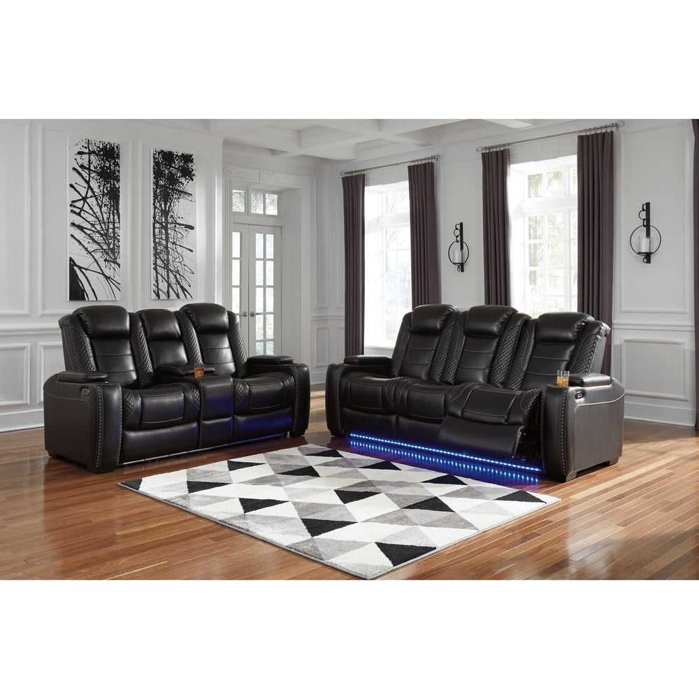  Signature Design by Ashley Party Time 3700315C Power Reclining Sofa with Adjustable Headrest IMAGE 15