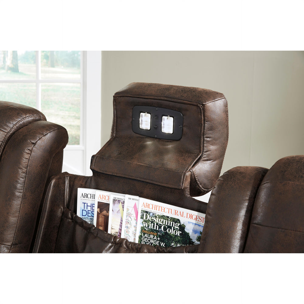  Signature Design by Ashley Game Zone 3850115C Power Reclining Sofa with Adjustable Headrest IMAGE 11