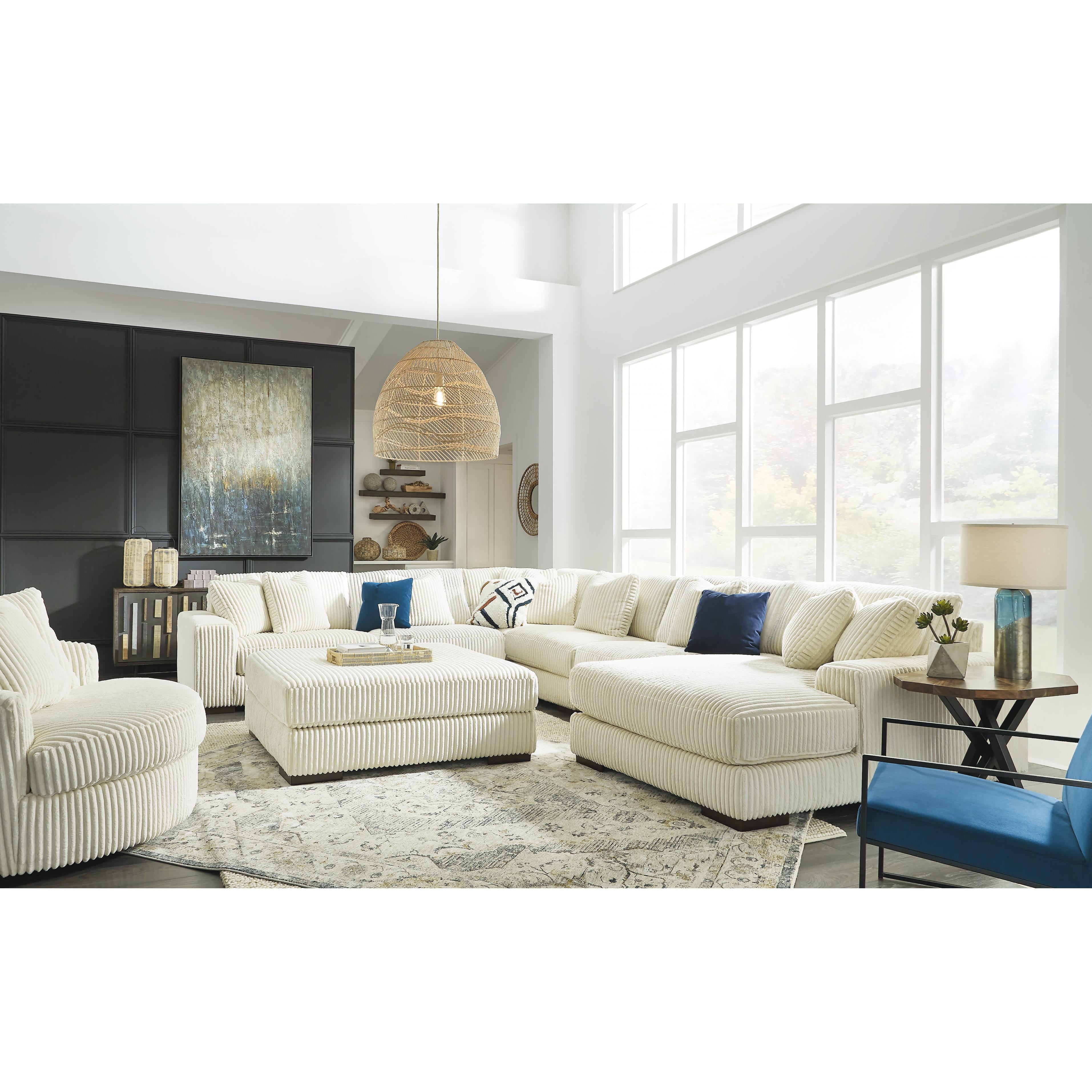  Signature Design by Ashley Lindyn 2110421 Oversized Swivel Accent Chair IMAGE 13