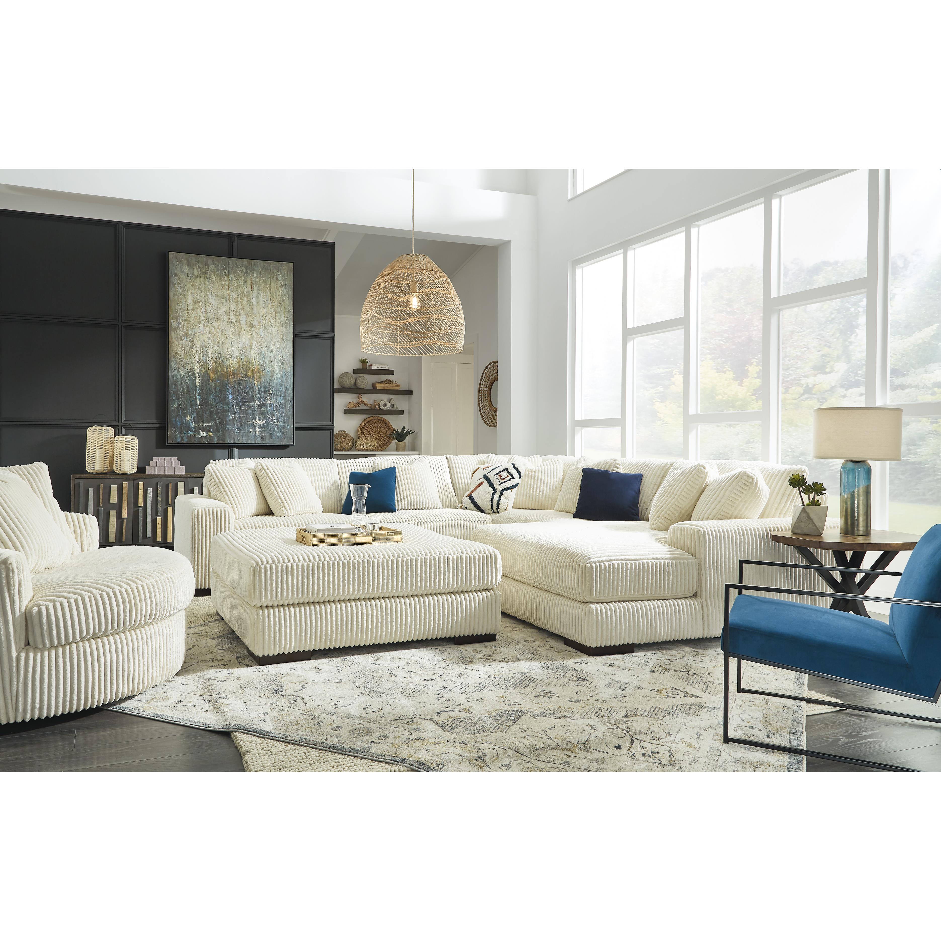  Signature Design by Ashley Lindyn 2110421 Oversized Swivel Accent Chair IMAGE 8