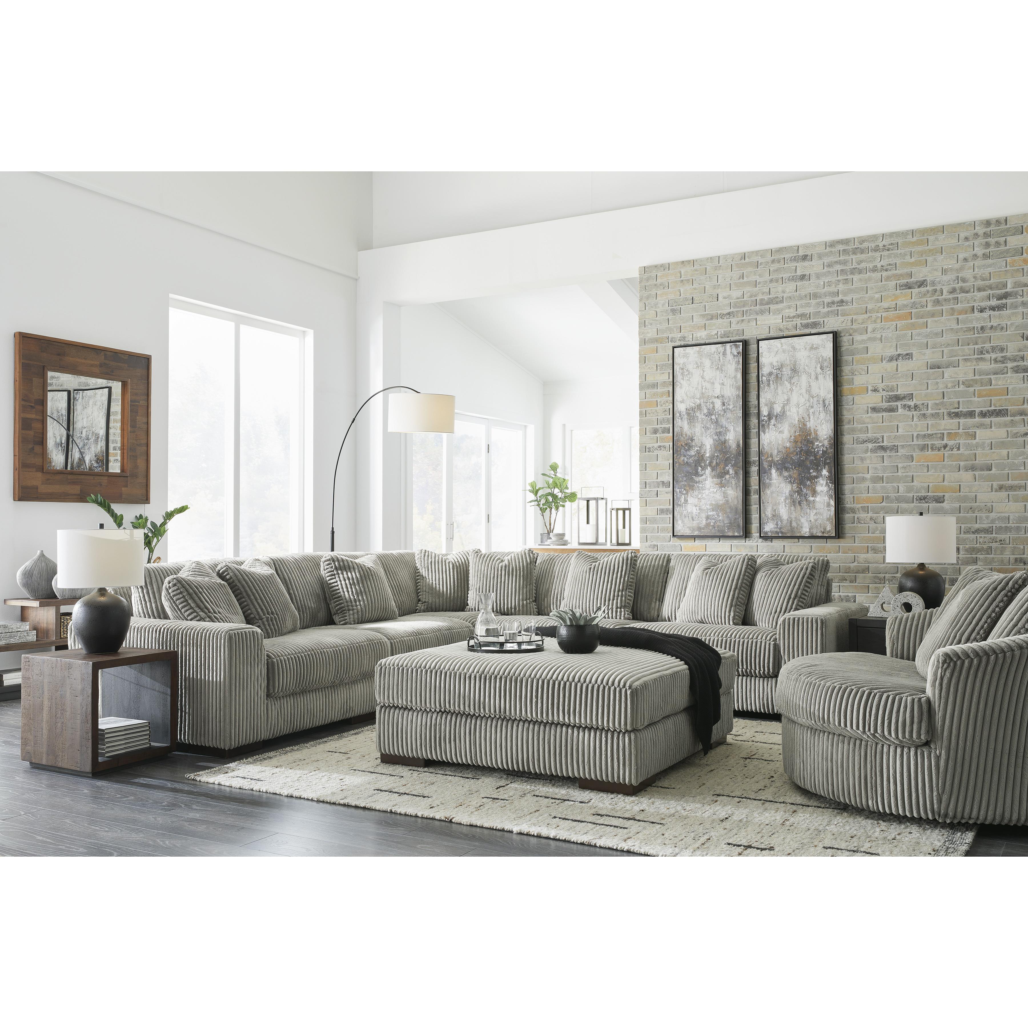  Signature Design by Ashley Lindyn 2110521 Oversized Swivel Accent Chair IMAGE 8