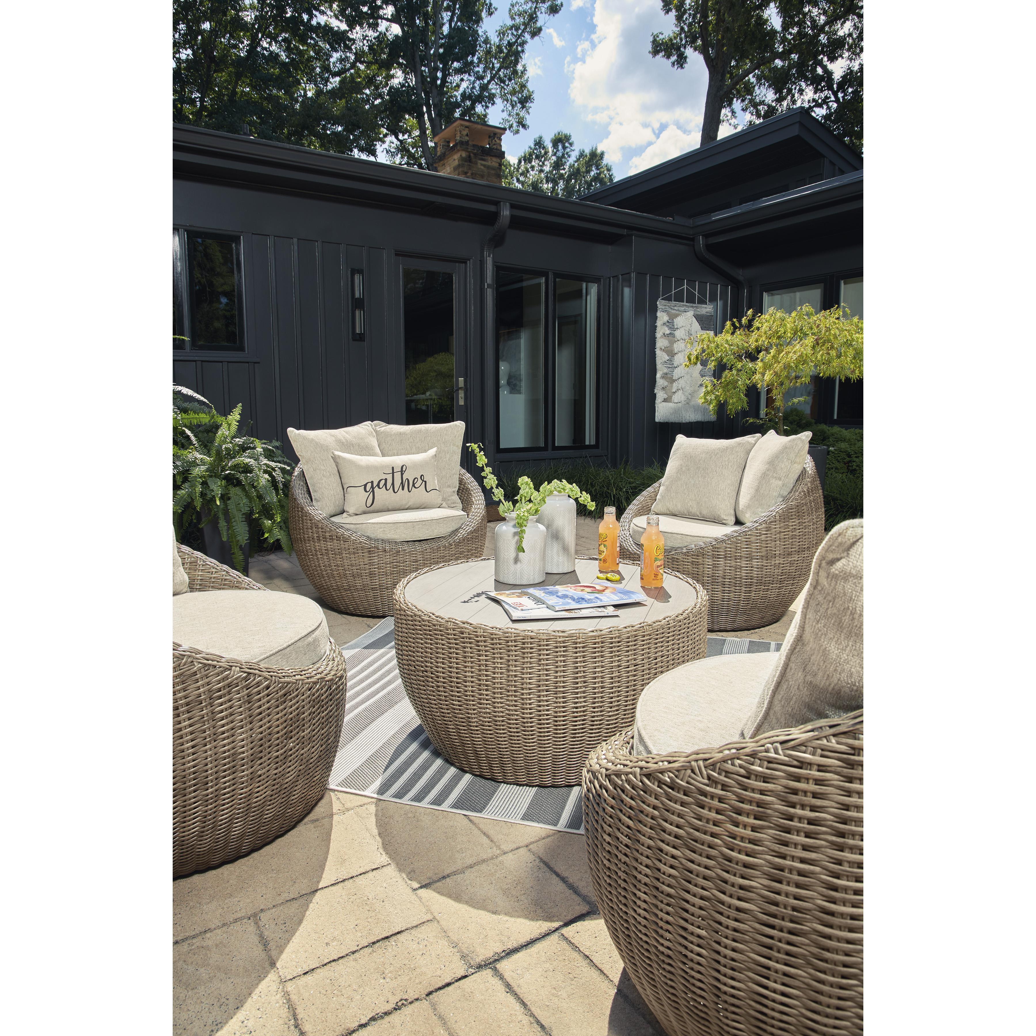  Signature Design by Ashley Danson P505-821 Swivel Lounge with Cushion IMAGE 11