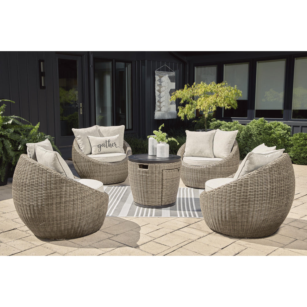  Signature Design by Ashley Danson P505-821 Swivel Lounge with Cushion IMAGE 13