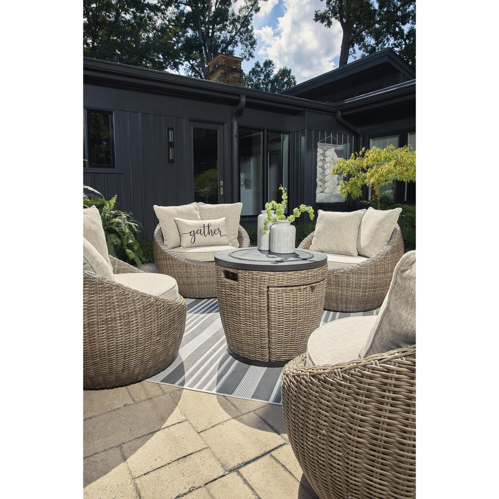  Signature Design by Ashley Danson P505-821 Swivel Lounge with Cushion IMAGE 9