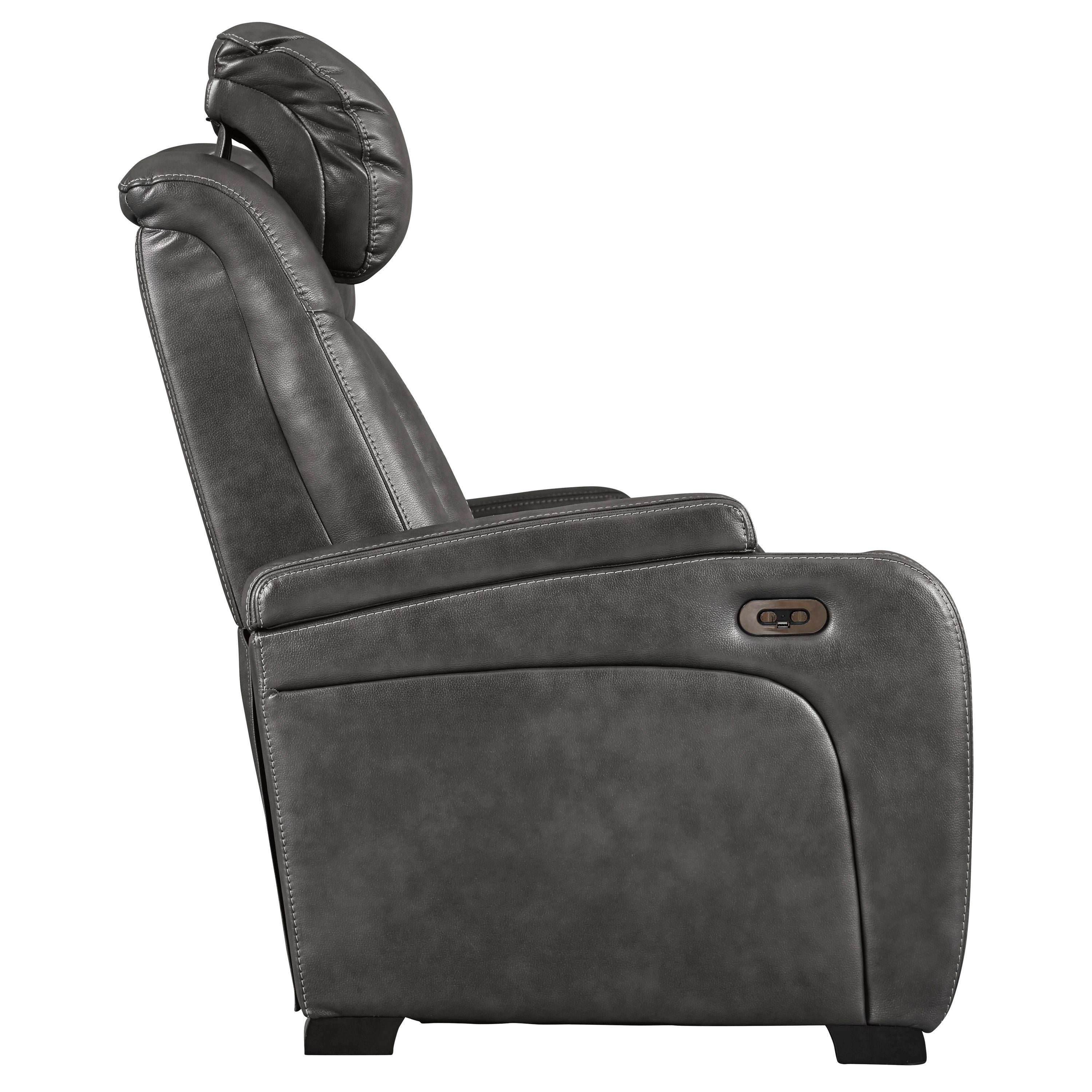  Signature Design by Ashley Turbulance 8500115C Power Reclining Sofa with Adjustable Headrest IMAGE 3