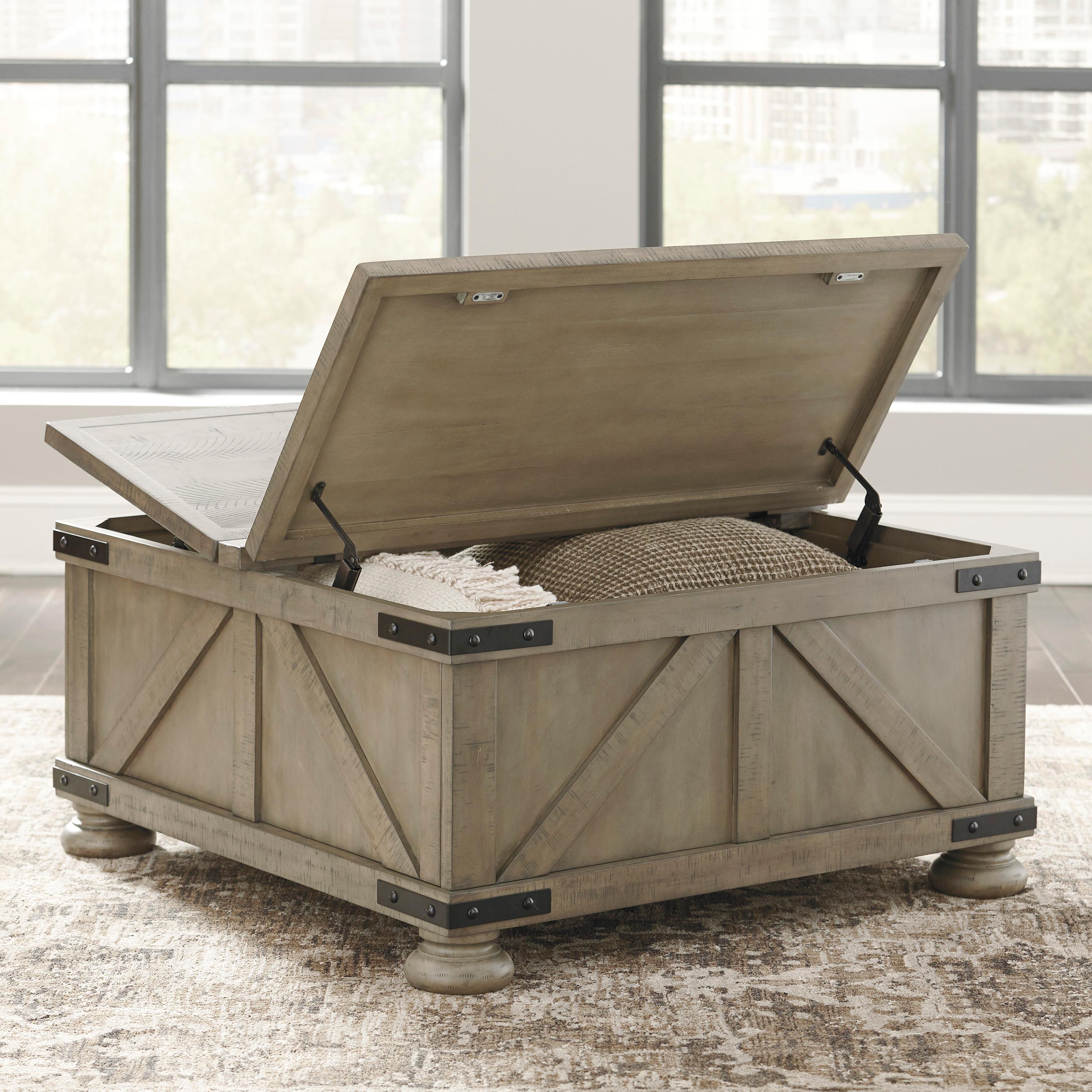  Signature Design by Ashley Aldwin T457T1 Coffee Table and 2 End Tables IMAGE 3