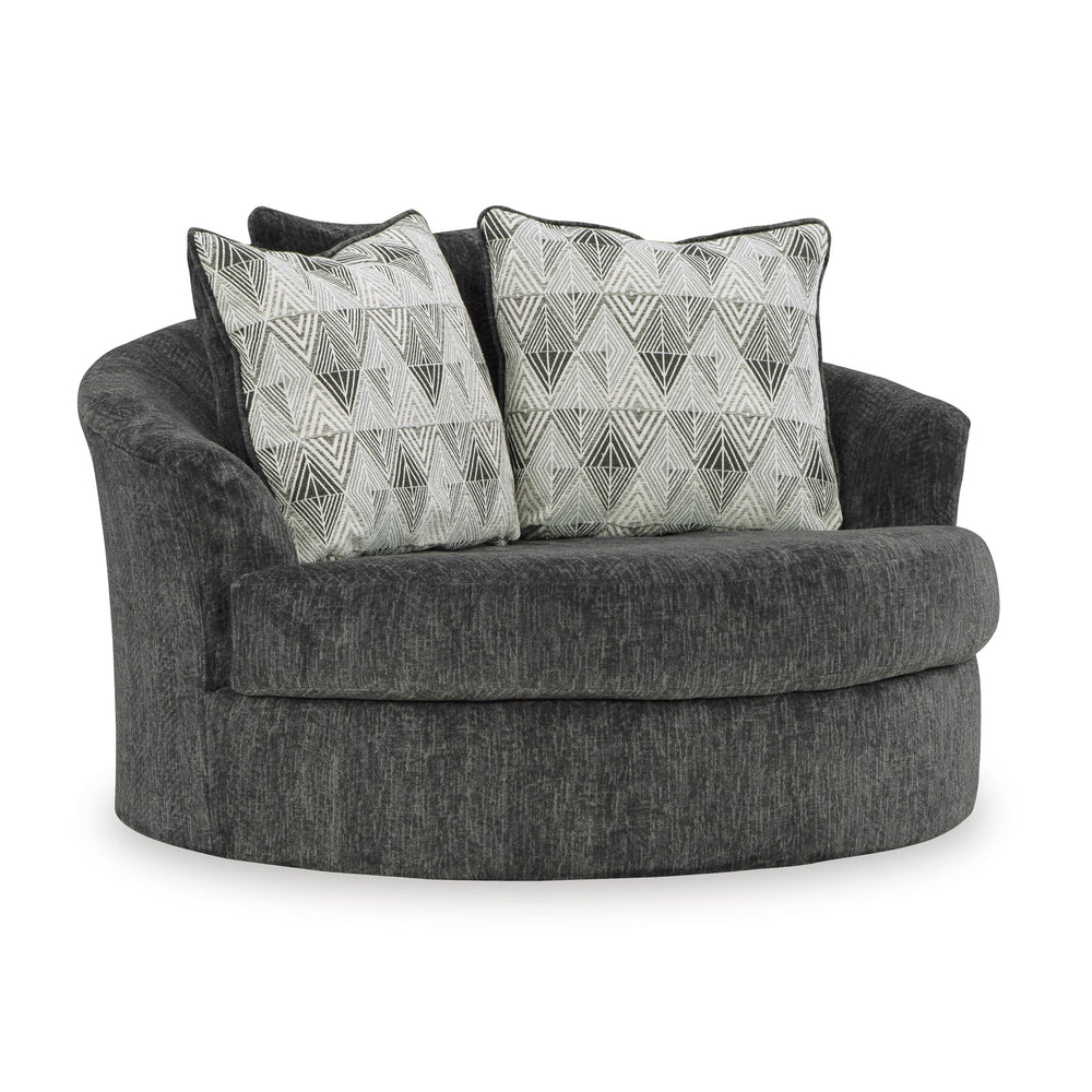  Signature Design by Ashley Biddeford 3550421 Oversized Swivel Accent Chair IMAGE 1