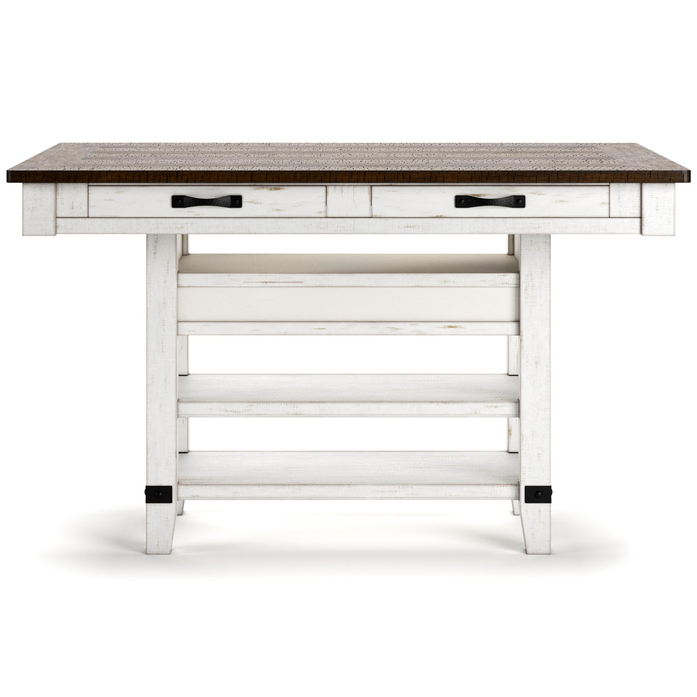  Signature Design by Ashley Valebeck D546-32 Rectangular Dining Room Counter Table IMAGE 5