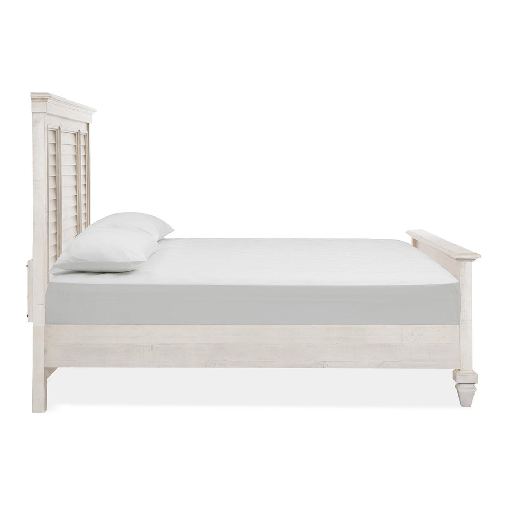  Magnussen Newport B5430-65 Complete King Shutter Panel Bed IMAGE 3
