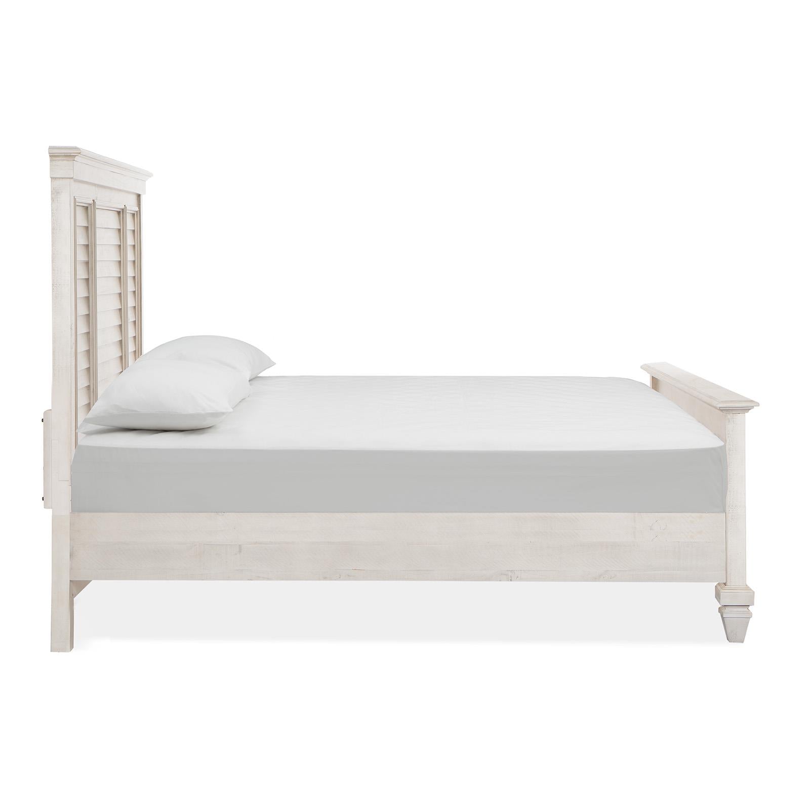  Magnussen Newport B5430-65 Complete King Shutter Panel Bed IMAGE 3