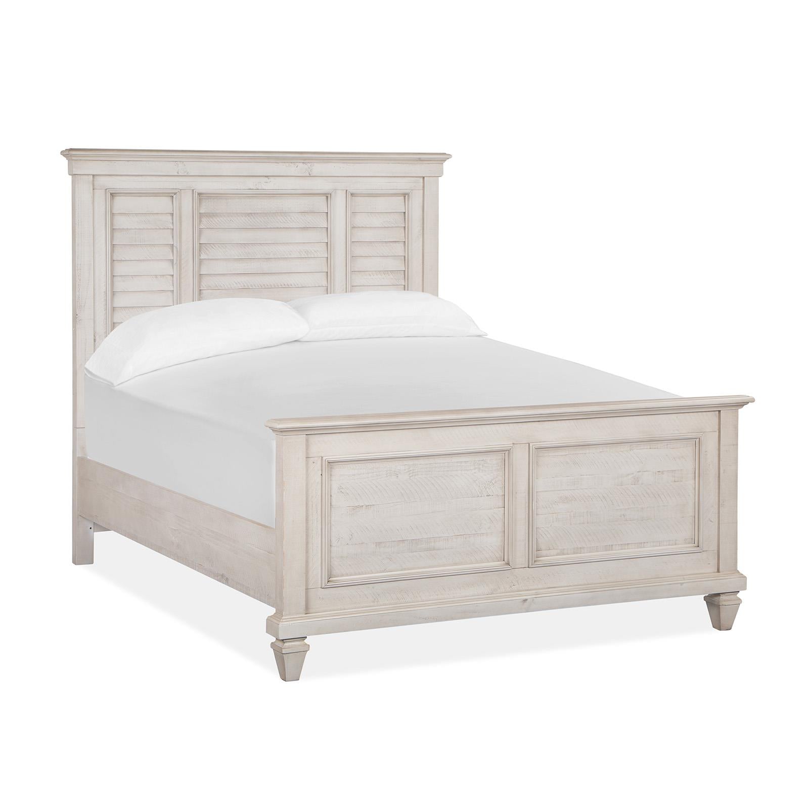  Magnussen Newport B5430-55 Complete Queen Shutter Panel Bed IMAGE 1