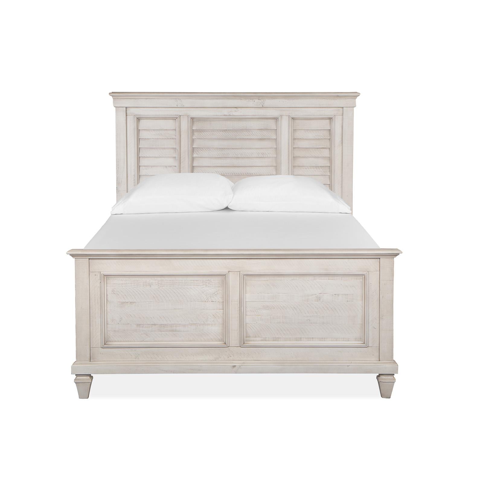  Magnussen Newport B5430-55 Complete Queen Shutter Panel Bed IMAGE 2