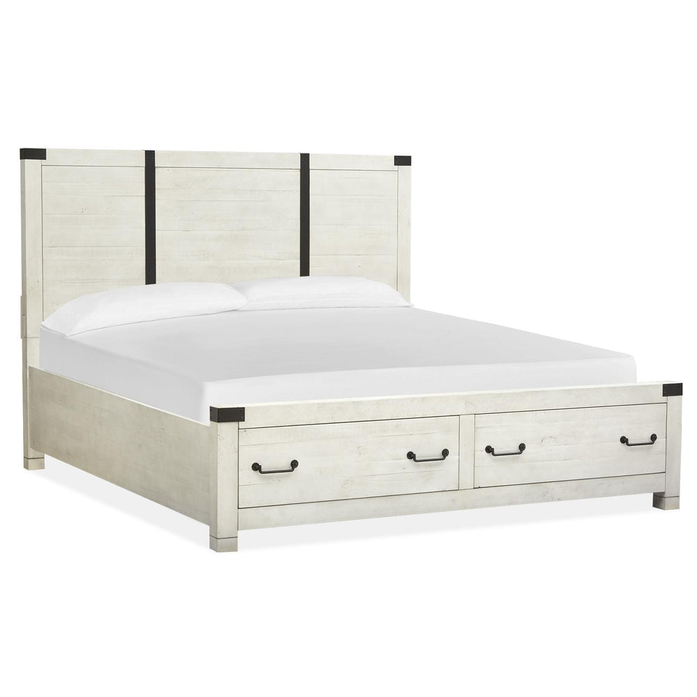  Magnussen Chesters Mill B5405-75 Complete Cal.King Panel Storage Bed IMAGE 1