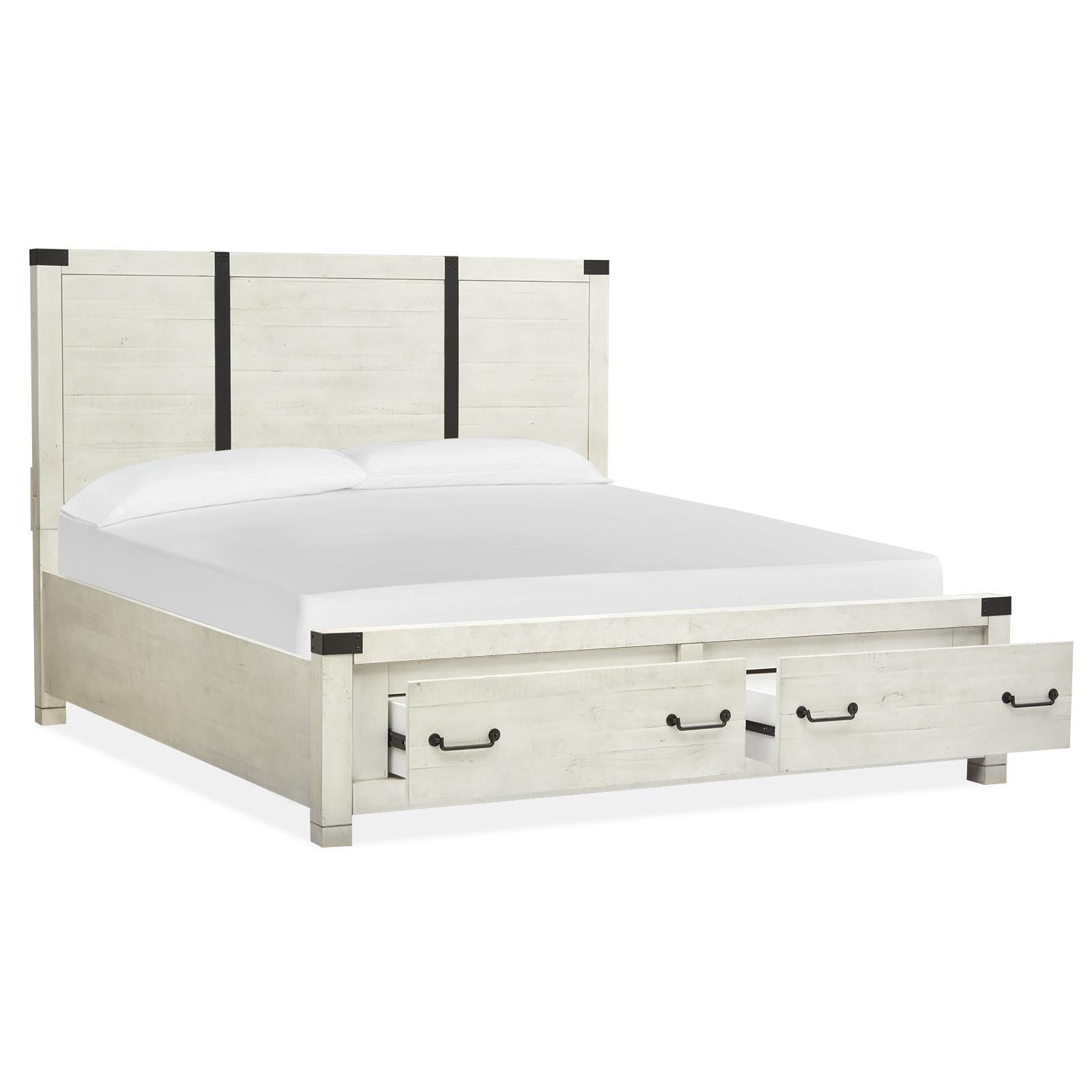  Magnussen Chesters Mill B5405-65 Complete King Panel Storage Bed IMAGE 2