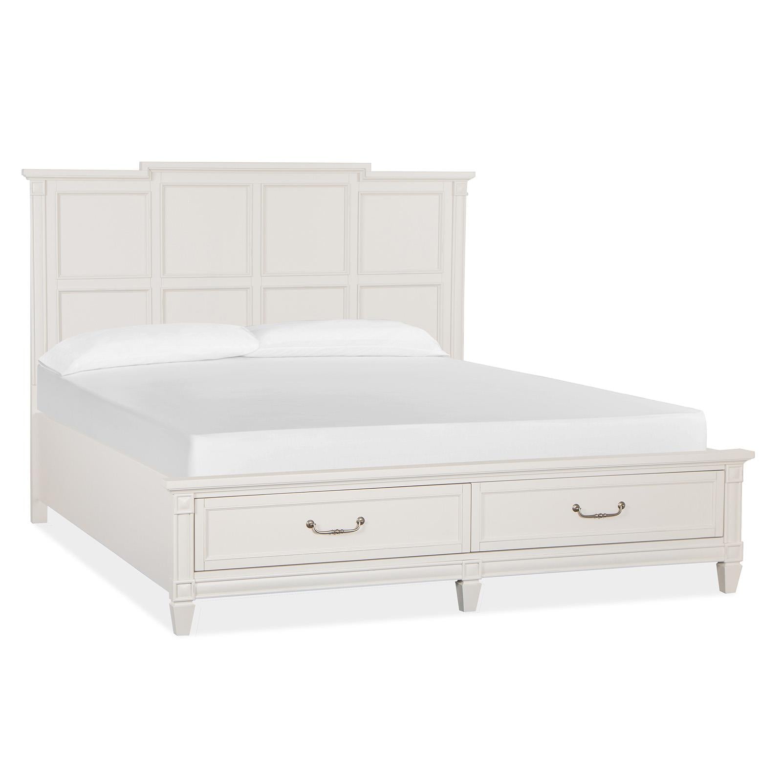  Magnussen Willowbrook B5324-74A Complete Cal.King Panel Storage Bed IMAGE 1