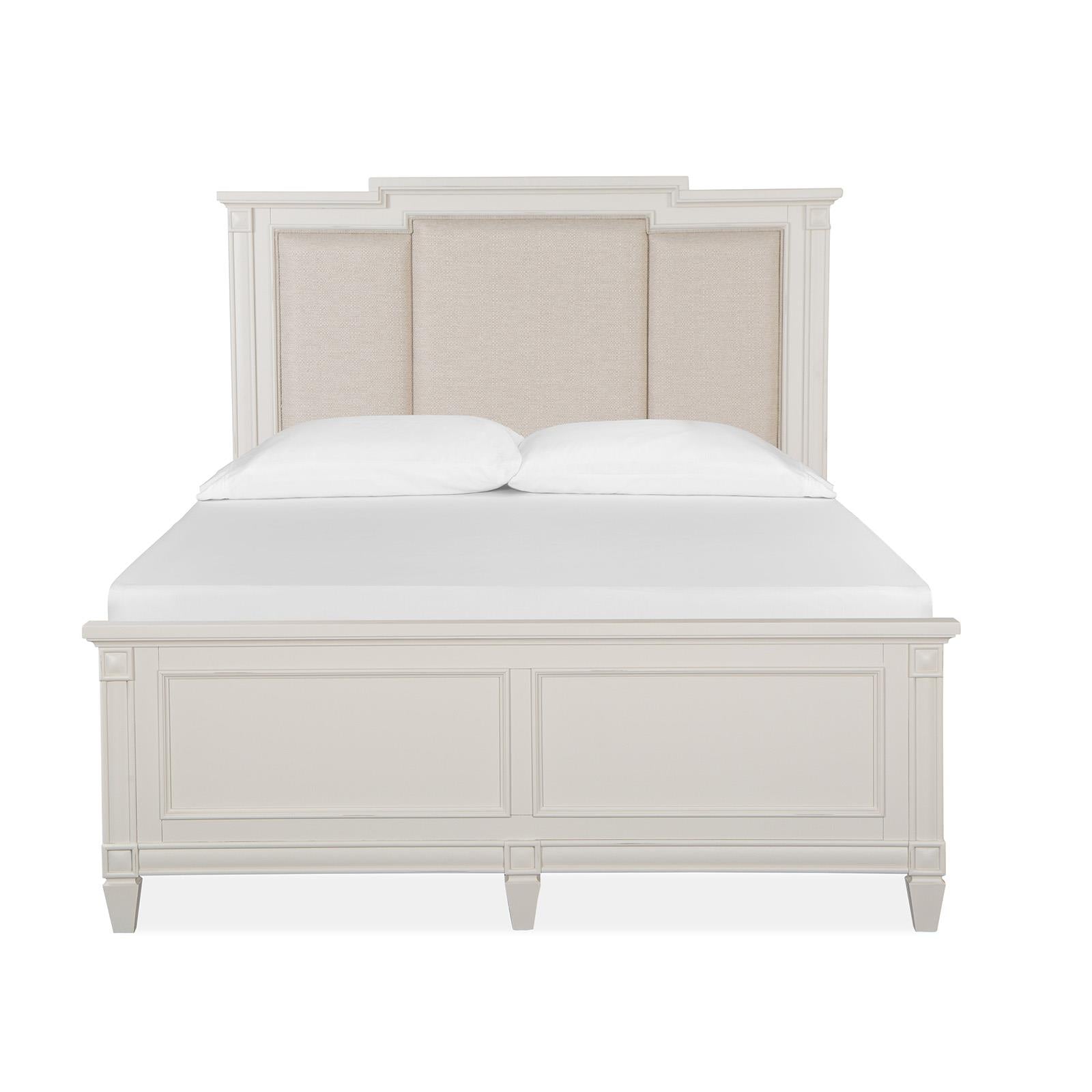  Magnussen Willowbrook B5324-55 Complete Queen Panel Bed w/Upholstered Headboard IMAGE 2