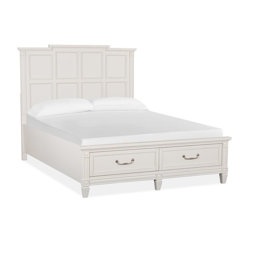 Magnussen Willowbrook B5324-54A Complete Queen Panel Storage Bed IMAGE 1