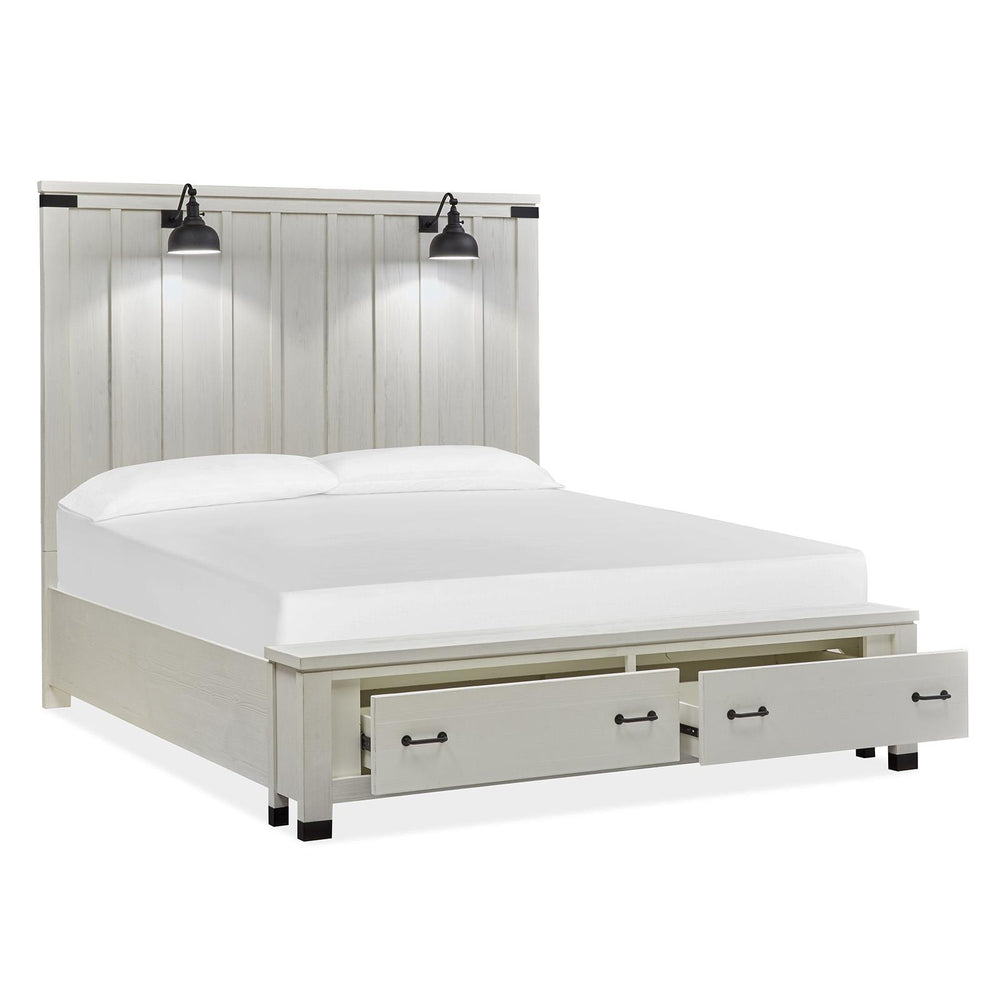  Magnussen Harper Springs B5321-54A Queen Panel Storage Bed IMAGE 2