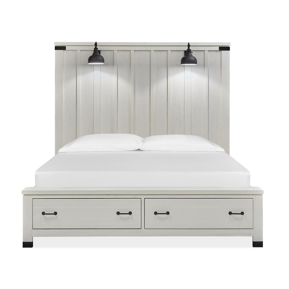  Magnussen Harper Springs B5321-54A Queen Panel Storage Bed IMAGE 4