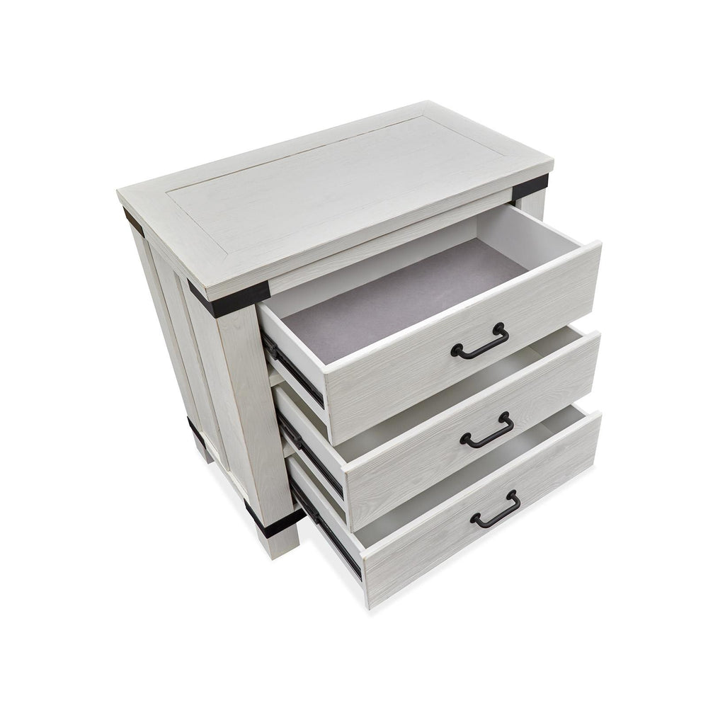  Magnussen Harper Springs B5321-08 Bachelor Chest with Metal Decoration IMAGE 4