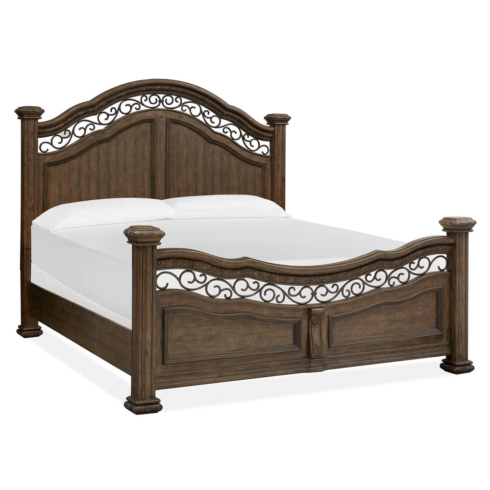  Magnussen Durango B5133-74 Complete Cal.King Panel Bed IMAGE 1