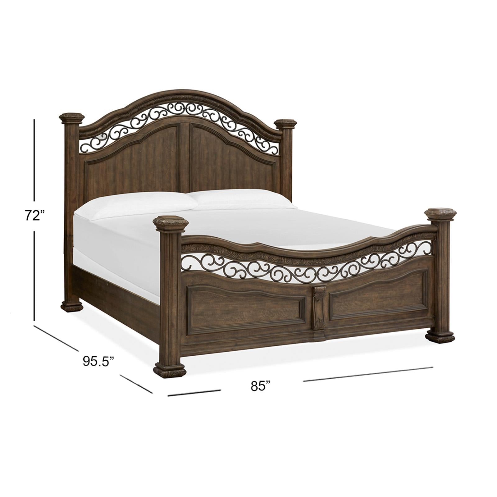  Magnussen Durango B5133-74 Complete Cal.King Panel Bed IMAGE 5
