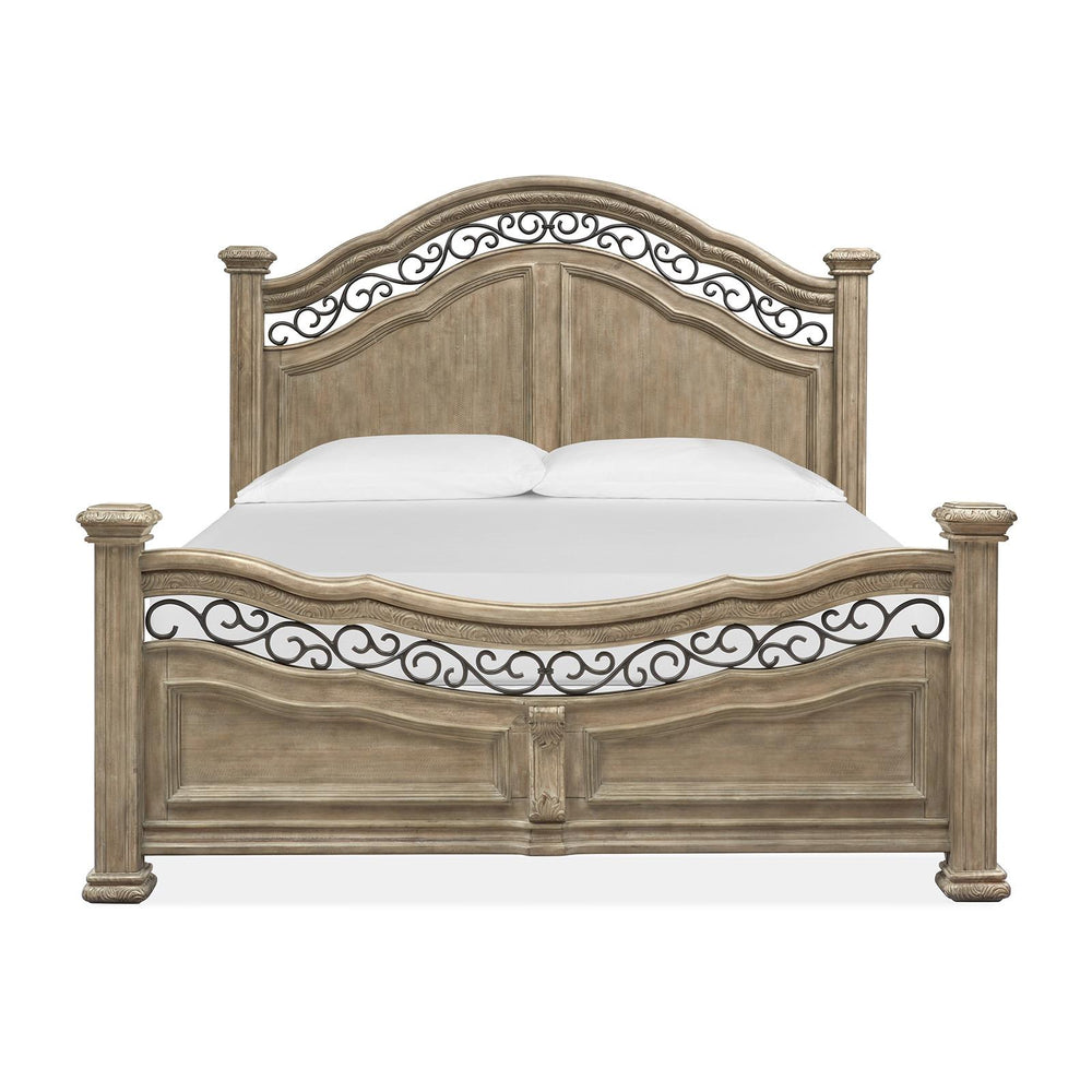  Magnussen Marisol B5132-74 Complete Cal.King Panel Bed IMAGE 2