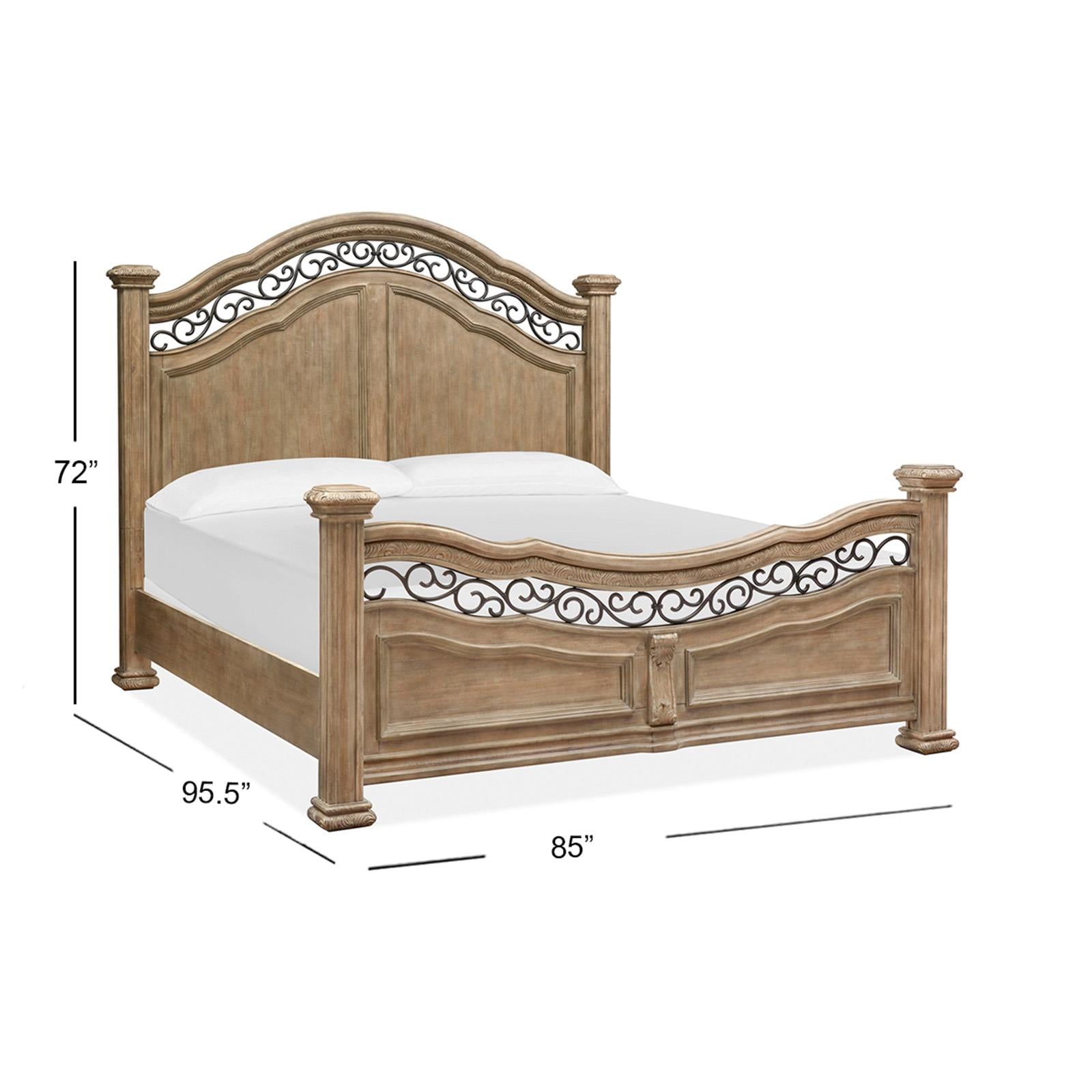  Magnussen Marisol B5132-74 Complete Cal.King Panel Bed IMAGE 5