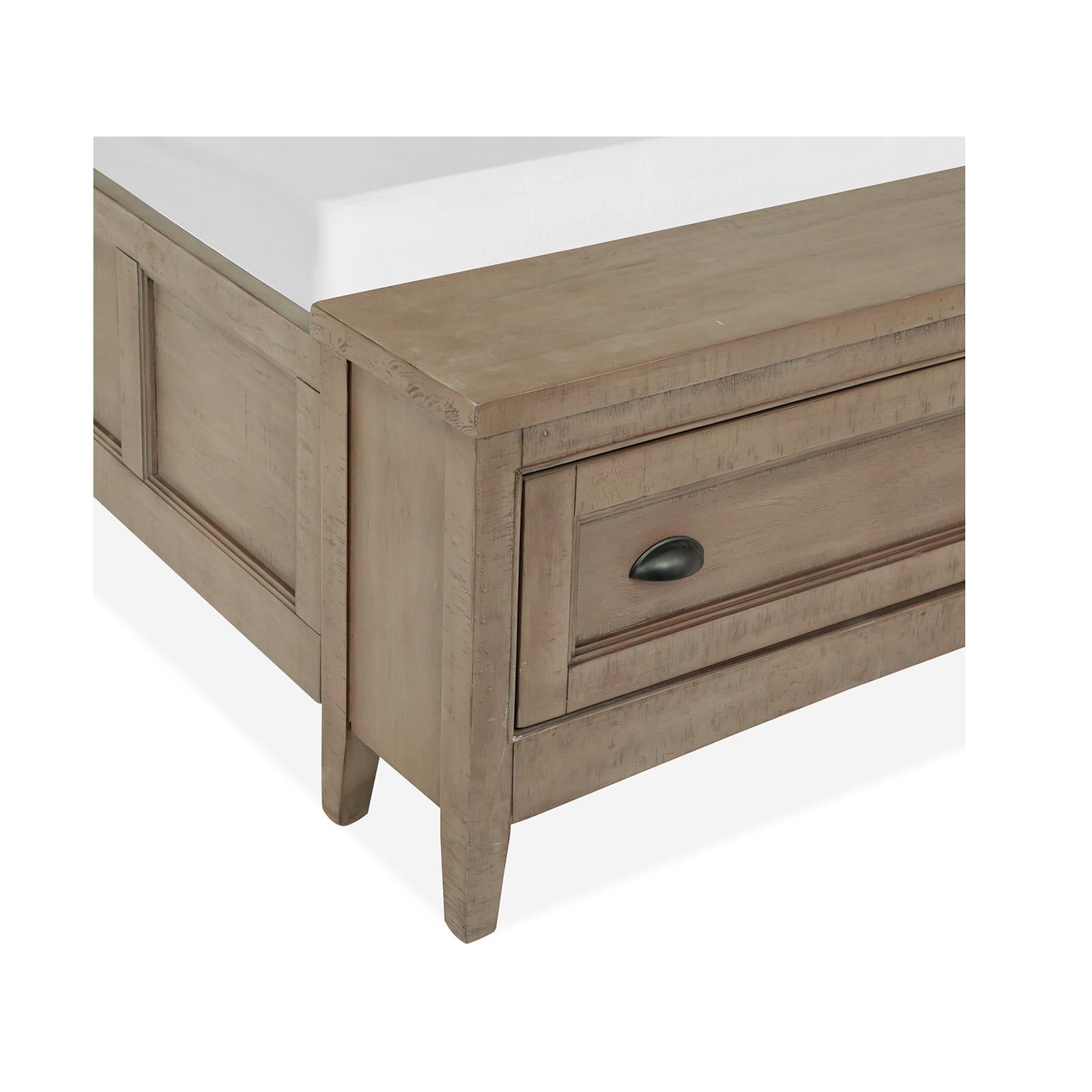  Magnussen Paxton Place B4805-69B Complete King Lamp Panel Storage Bed IMAGE 5